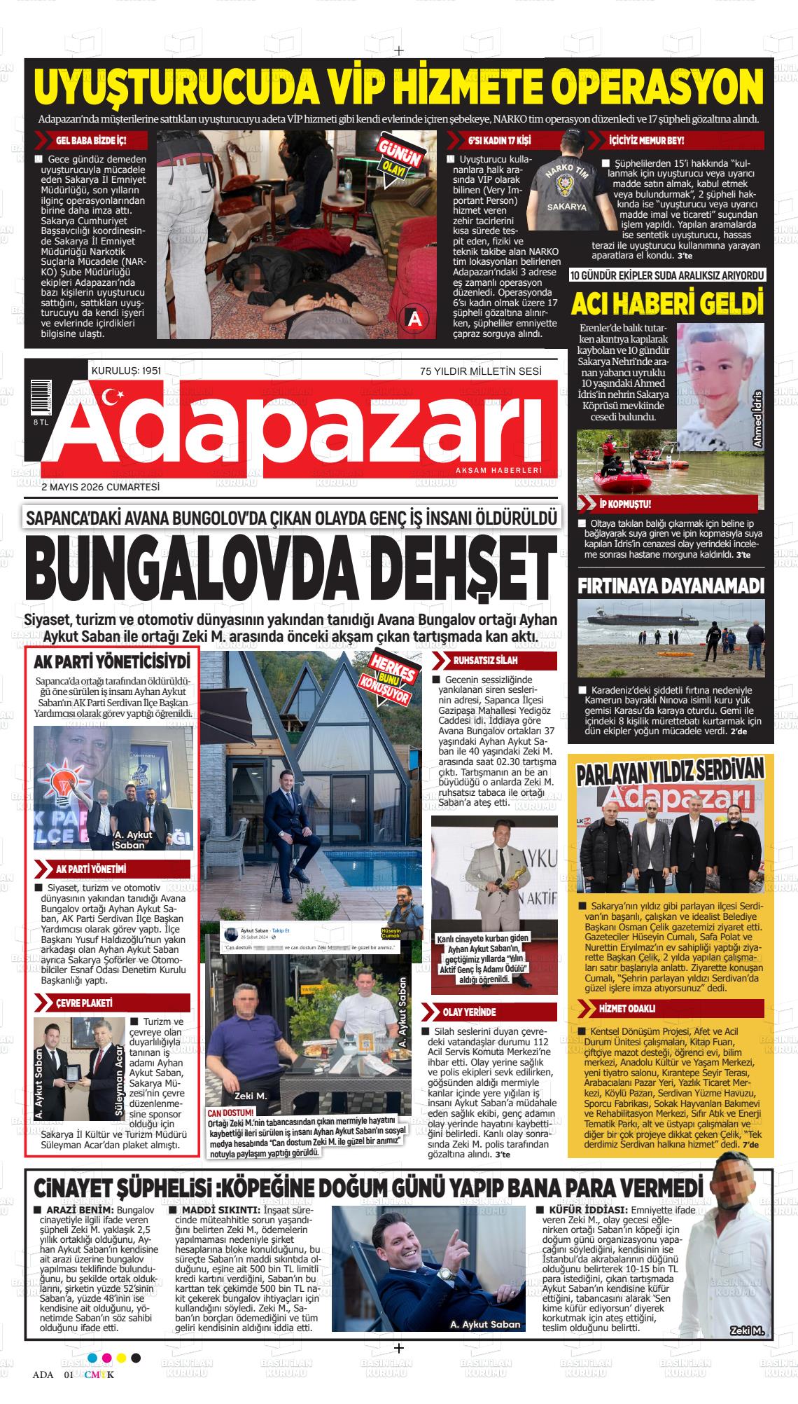 Sakarya Adapazariaksamhaberleri 02.05.2026