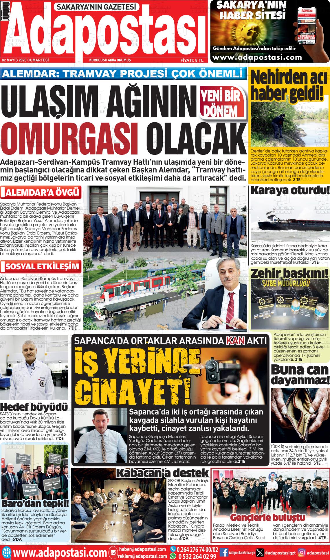 Sakarya Adapostasi 02.05.2026