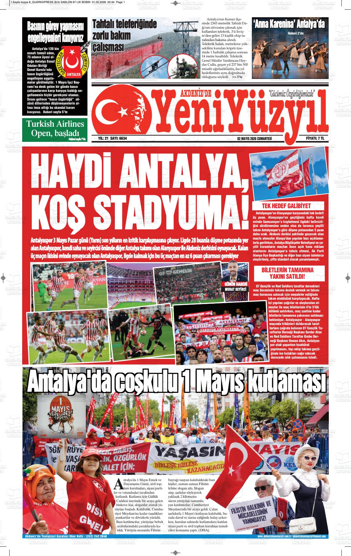 Antalya Akdenizdeyeniyuzyil 02.05.2026