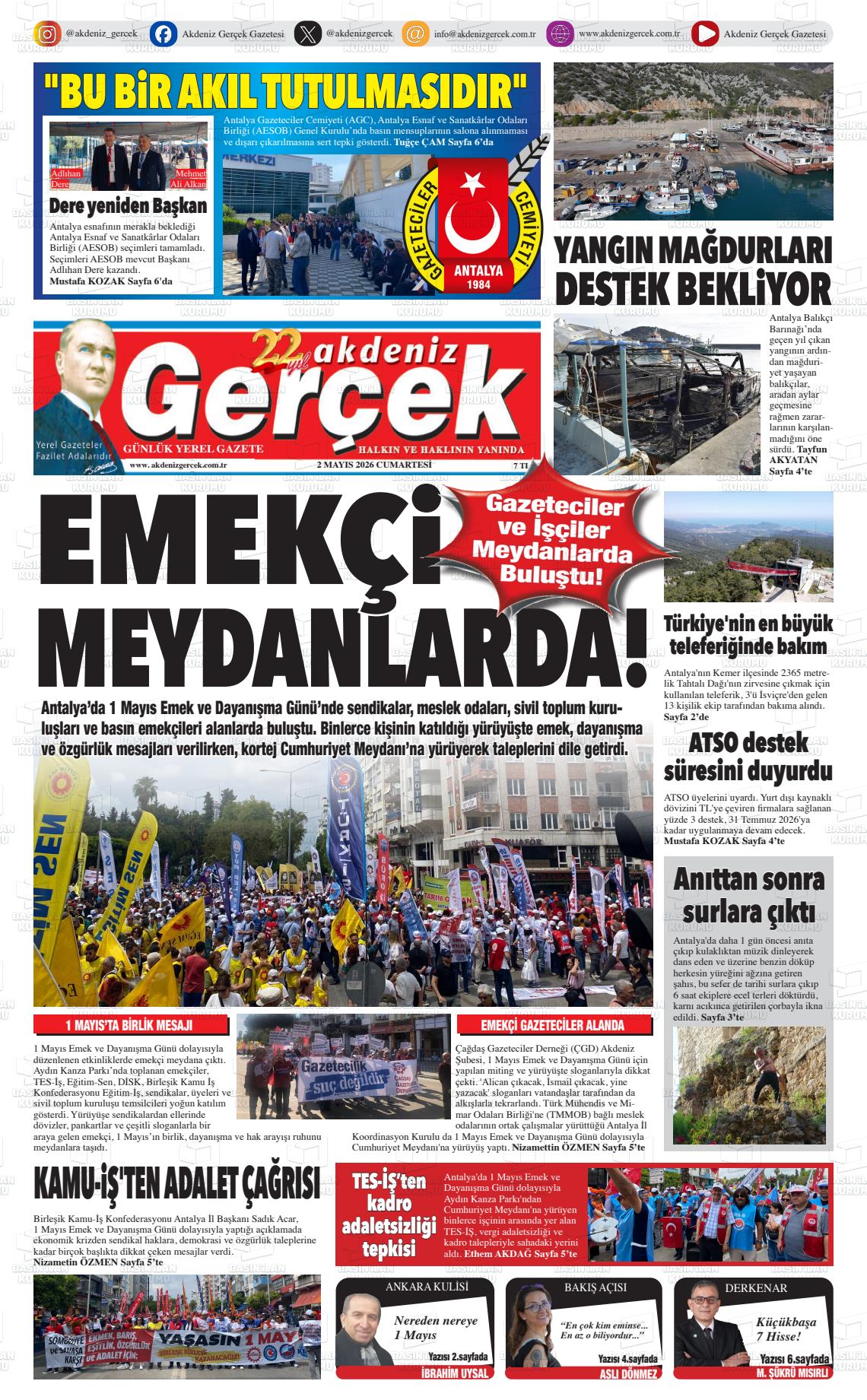 Antalya Akdenizgercek 02.05.2026