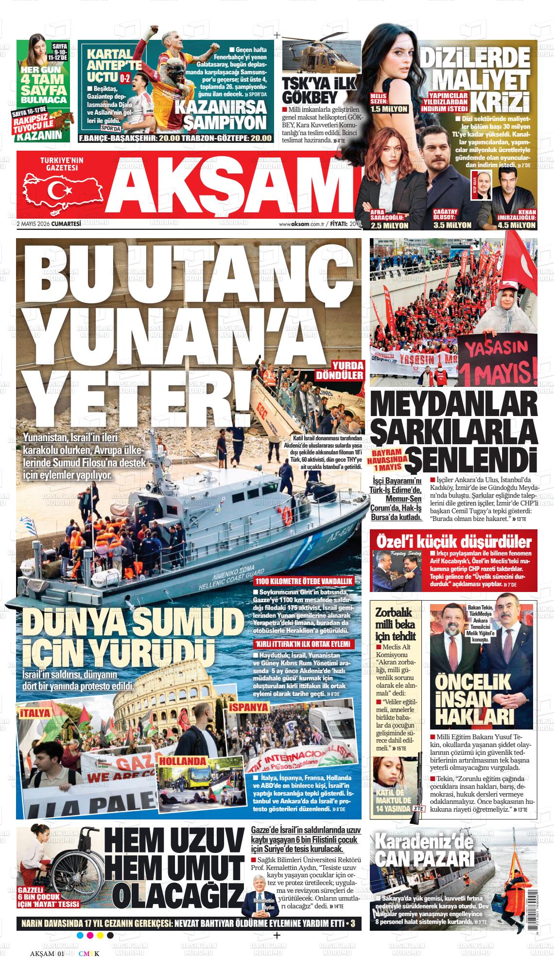 Akşam Gazetesi 02.05.2026