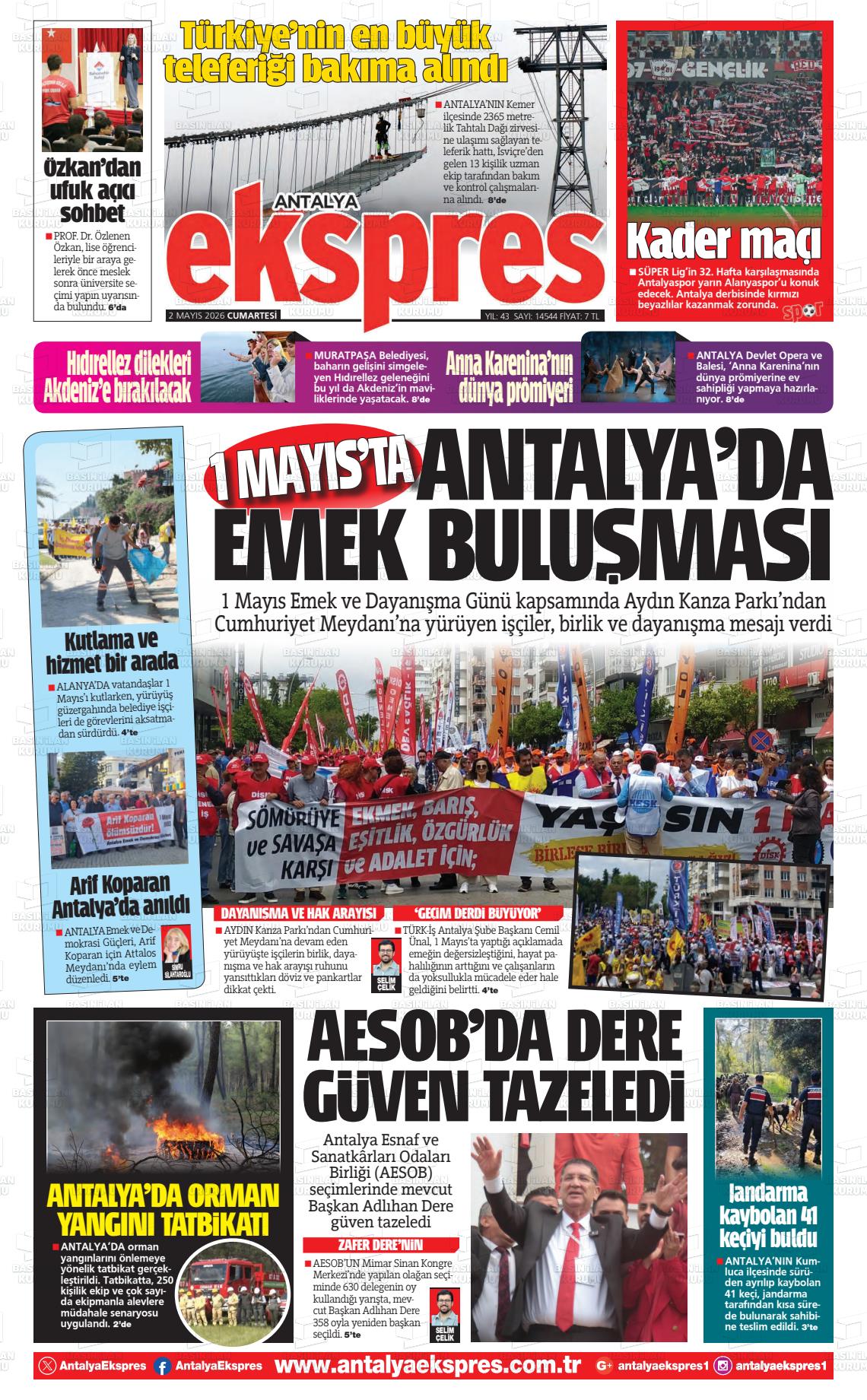 Antalya Ekspres 02.05.2026