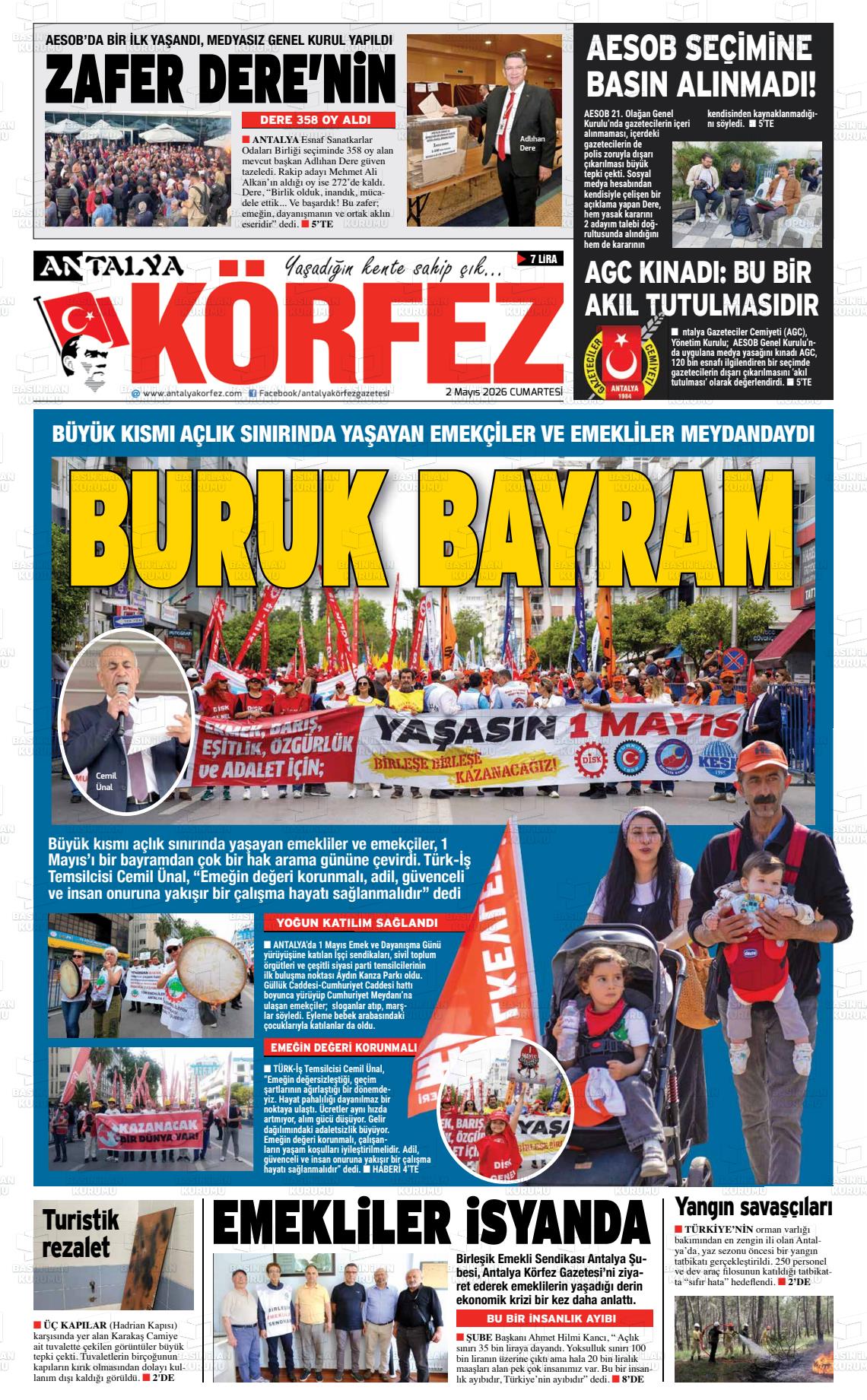 Antalya Korfez 02.05.2026