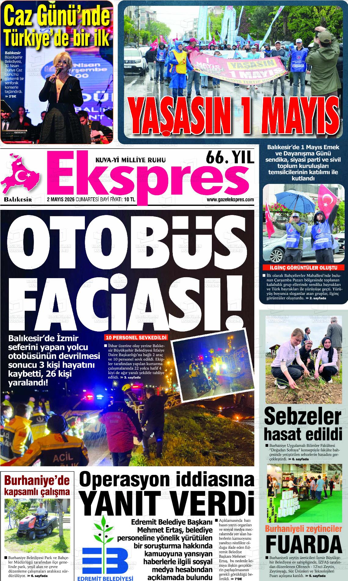 Balikesir Ekspres 02.05.2026