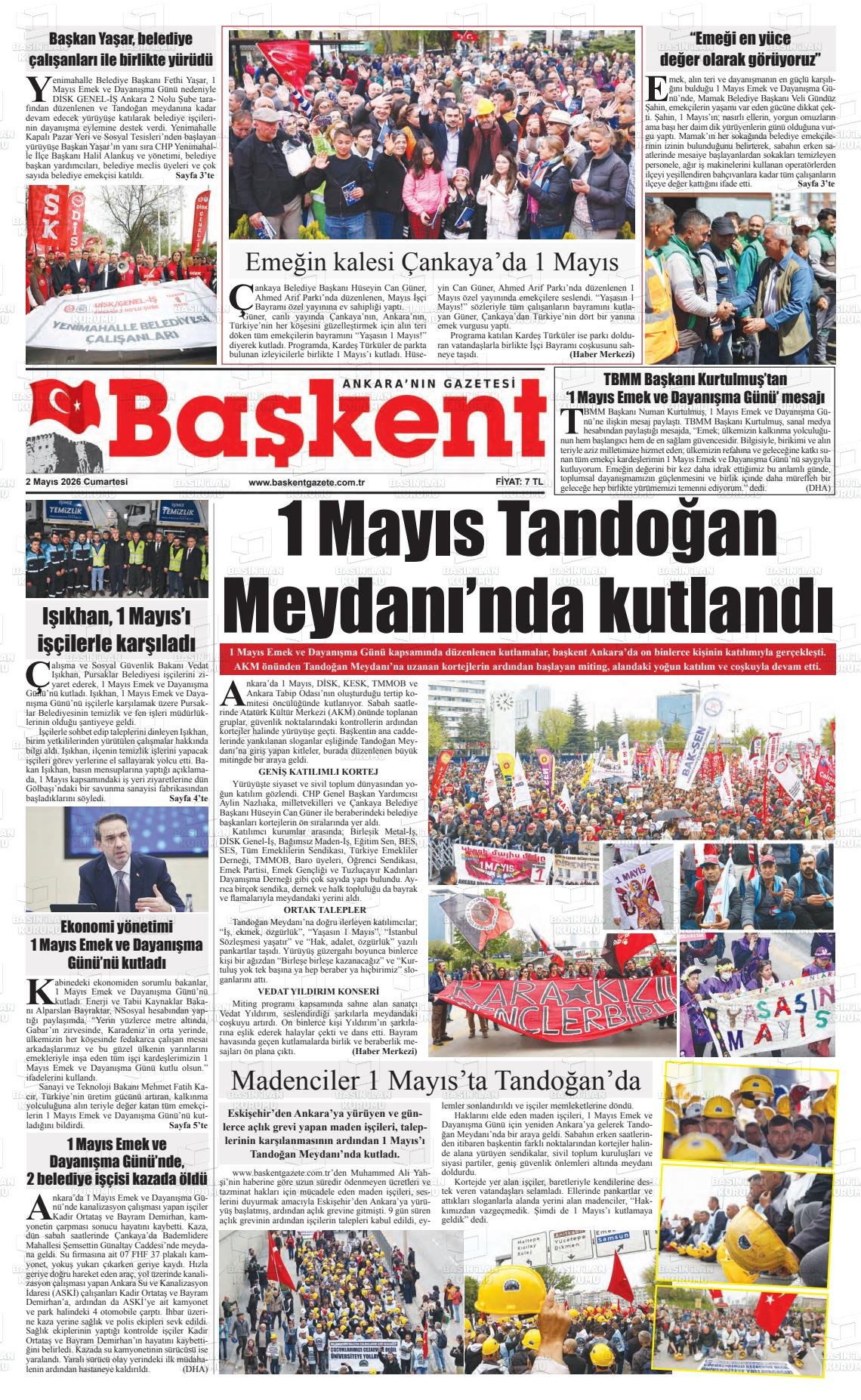 Ankara Baskent 02.05.2026