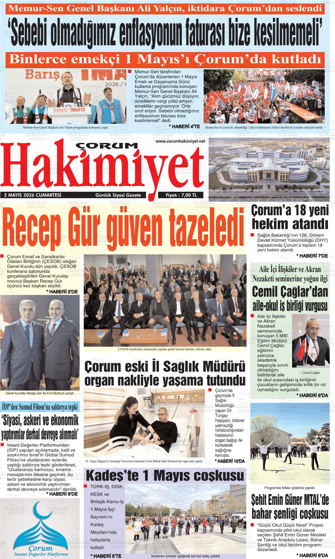 Corum Hakimiyet 02.05.2026