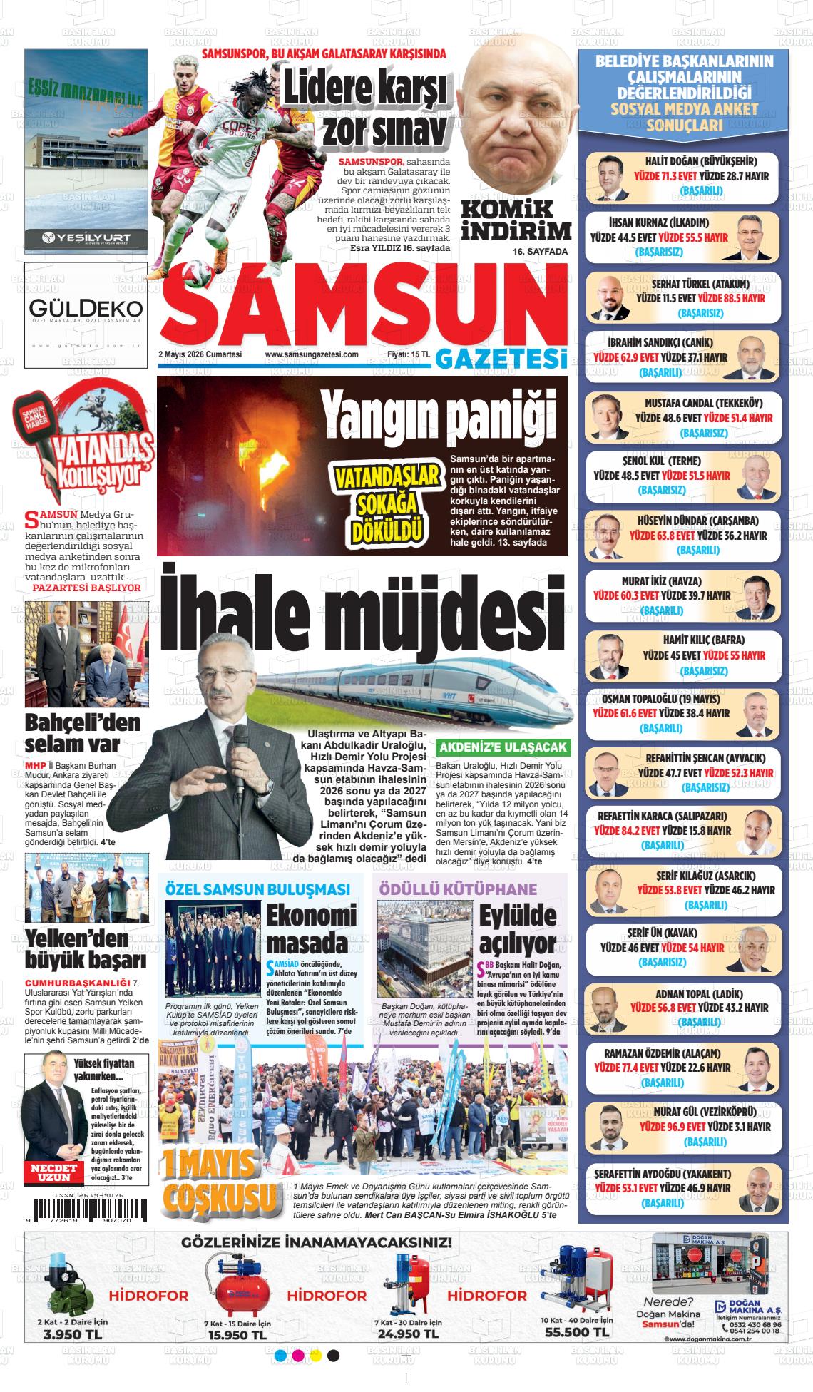 Samsun Ekip 02.05.2026