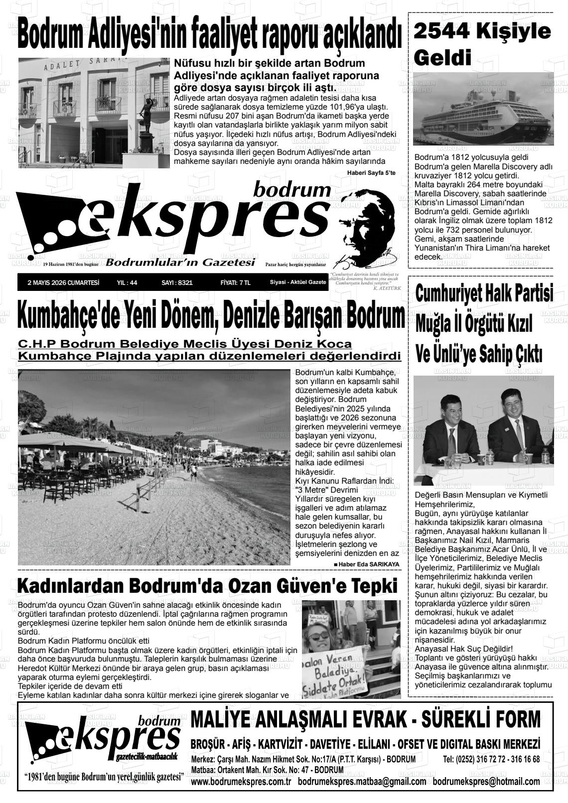 Mugla Ekspresbodrum 02.05.2026