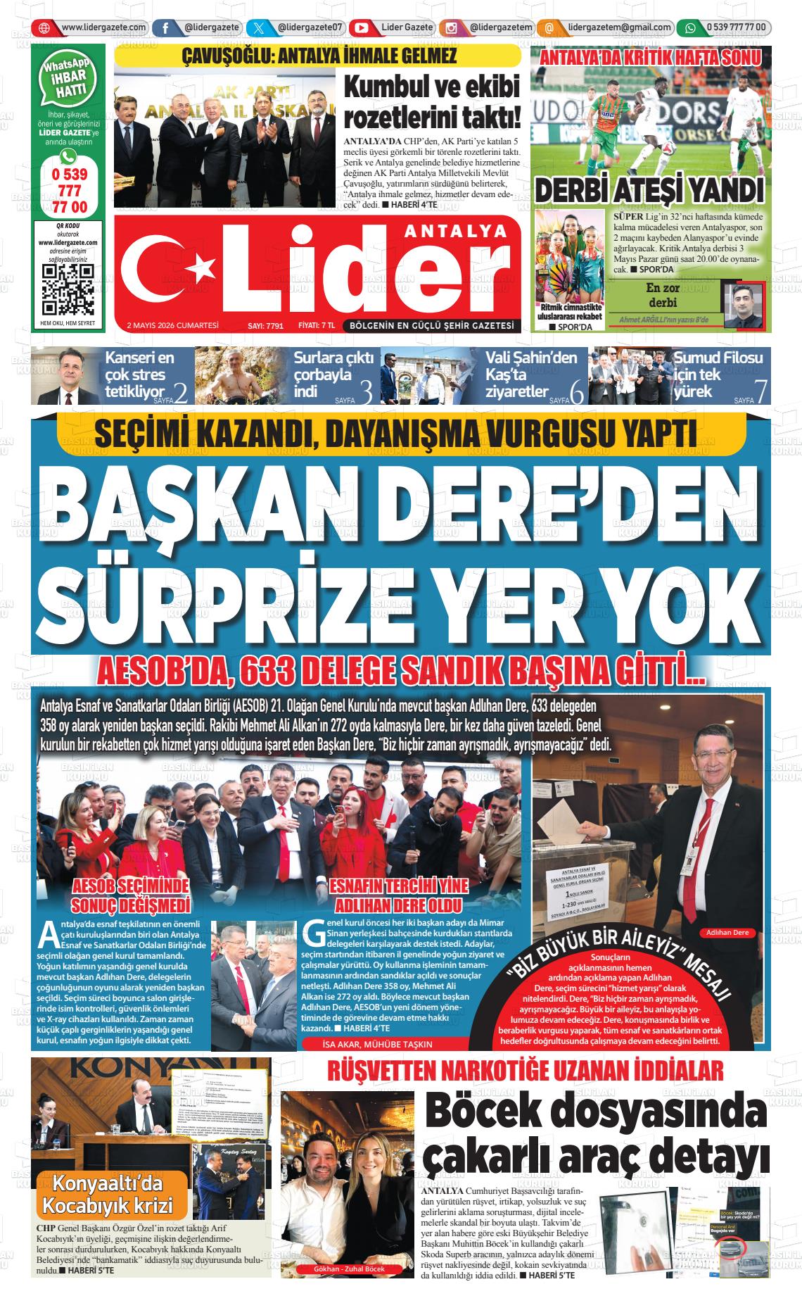 Antalya Gazetebir 02.05.2026