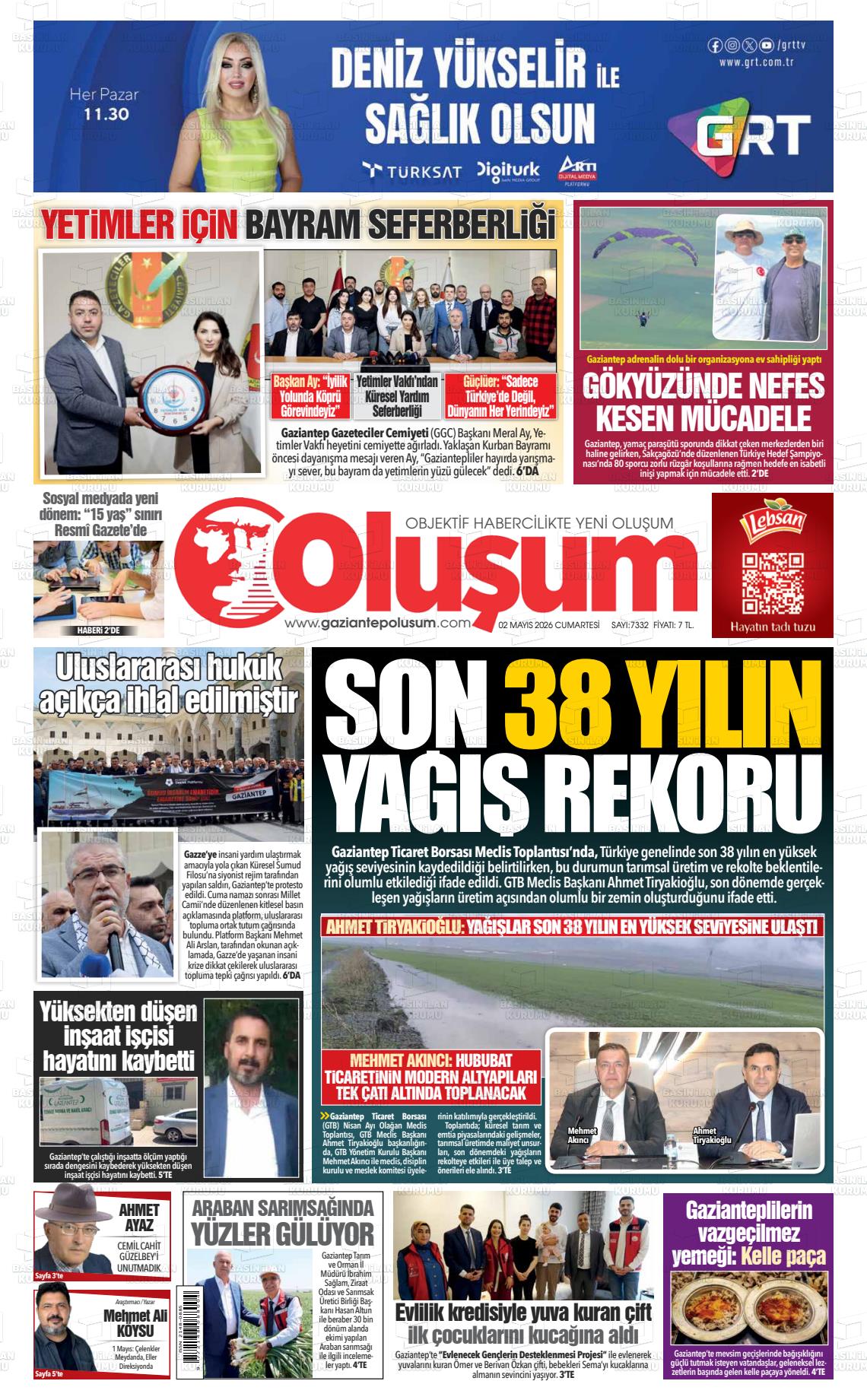 Gaziantep Olusum 02.05.2026