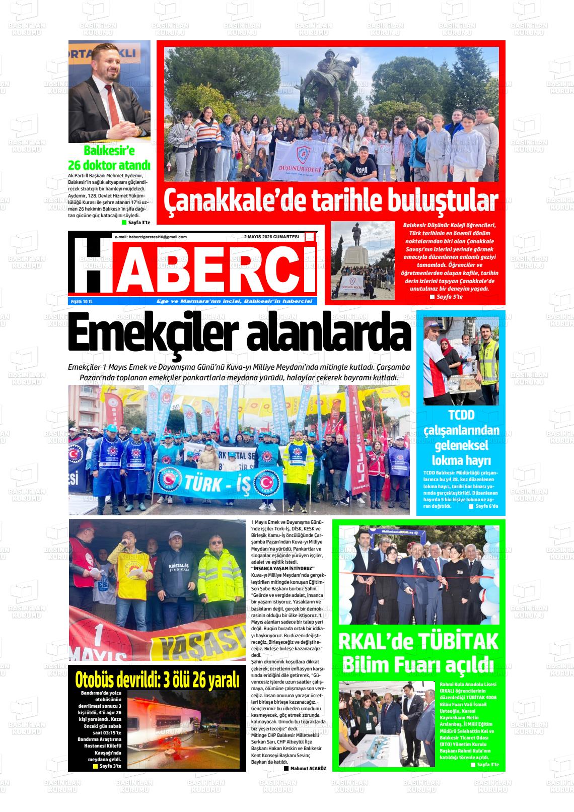 Mersin Haberci 02.05.2026