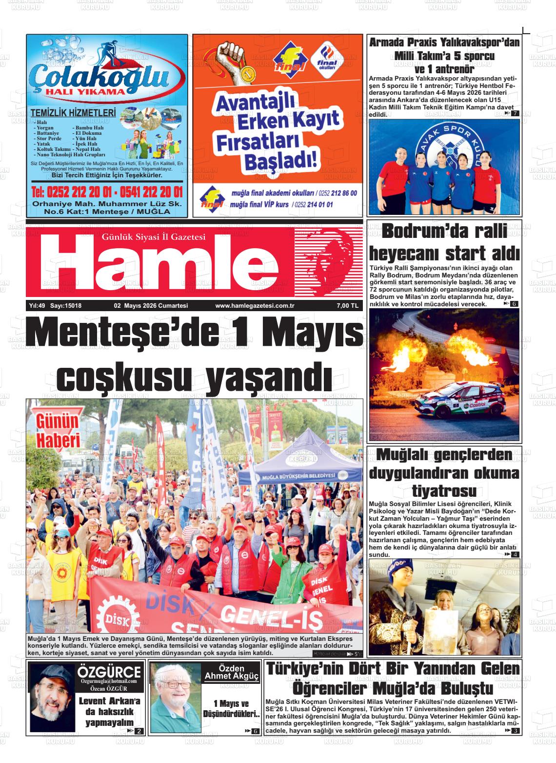Mugla Hamle 02.05.2026