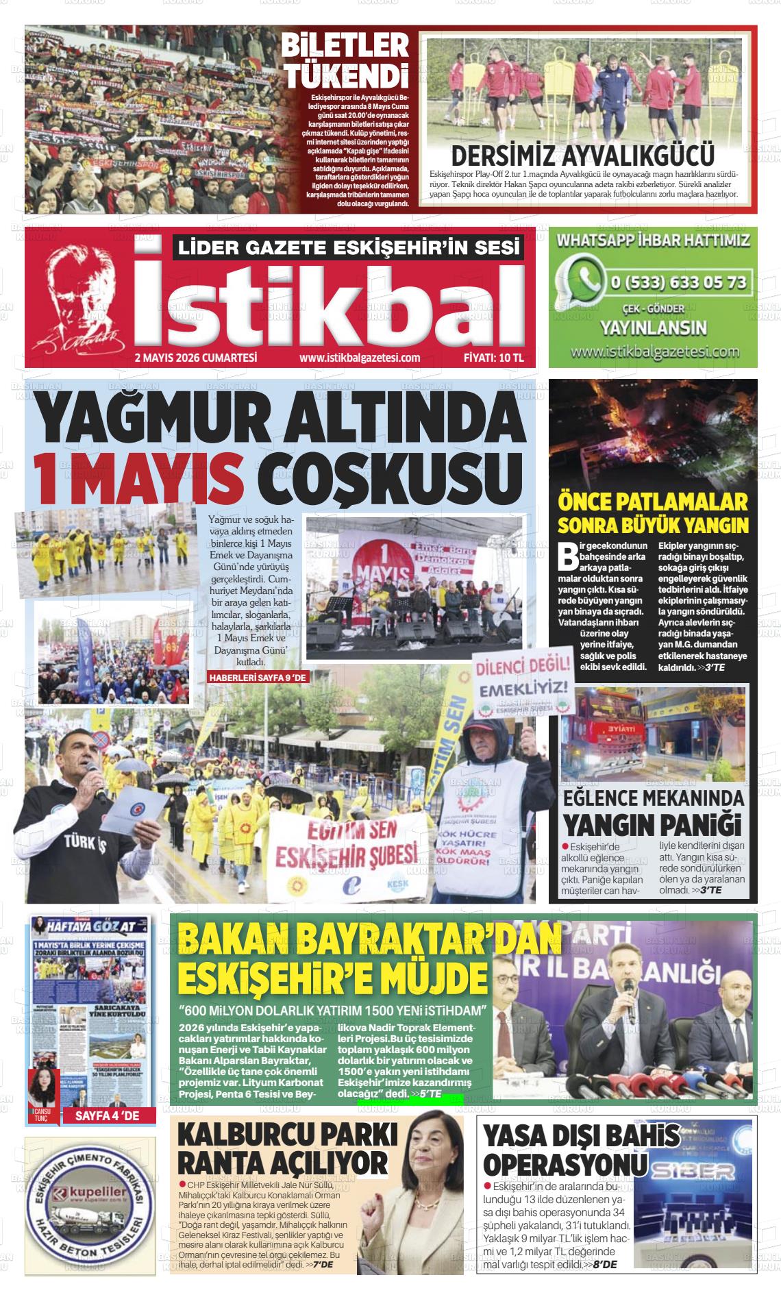 Eskisehir Istikbal 02.05.2026