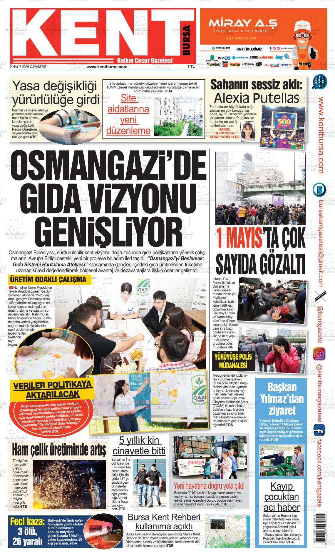 Bursa Kent 02.05.2026