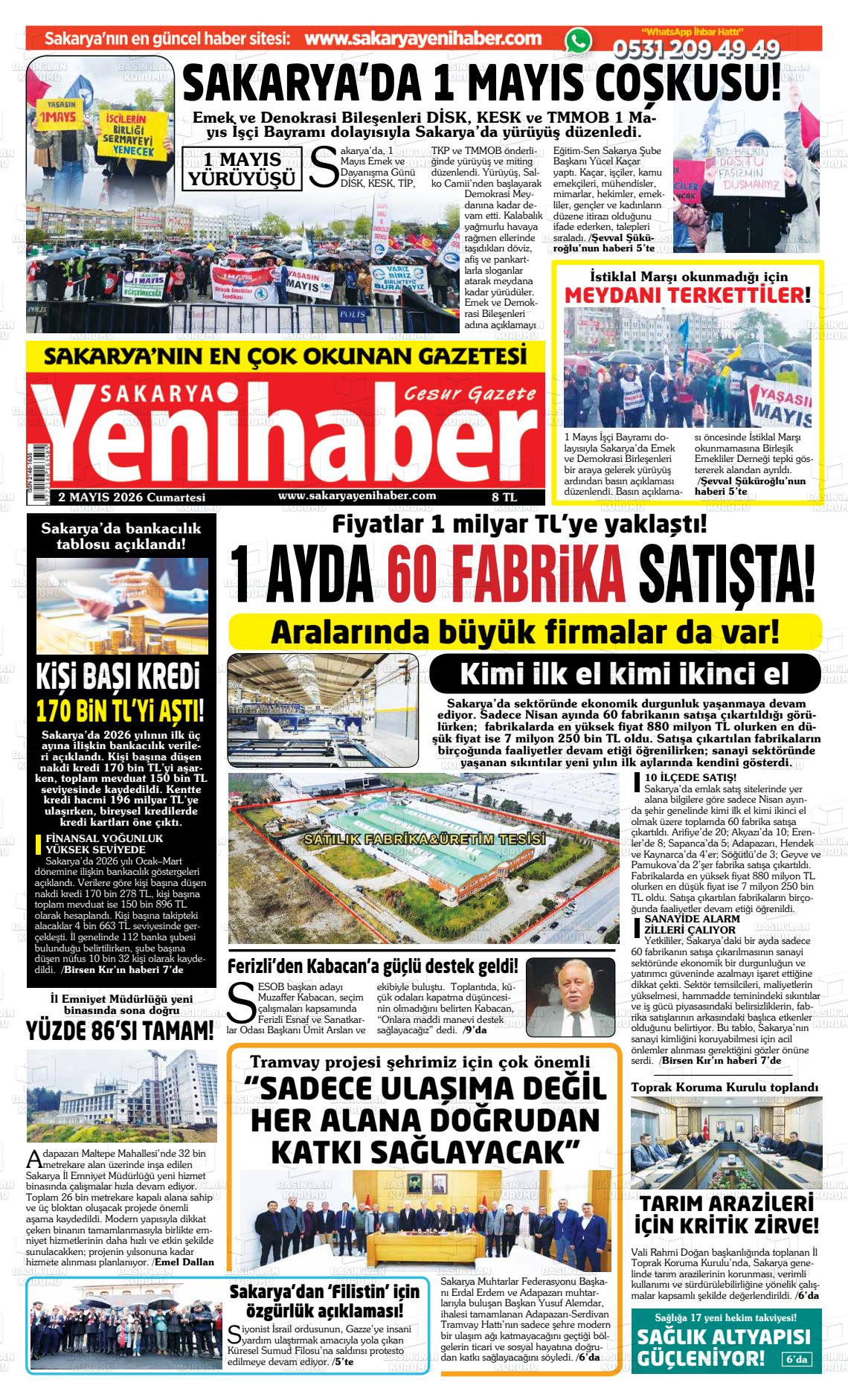 Sakarya Yenihaber 02.05.2026