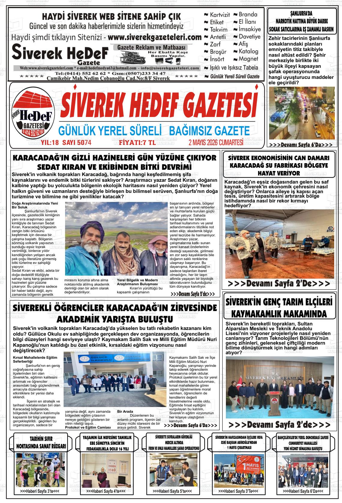 Sanliurfa Siverekhedef 02.05.2026