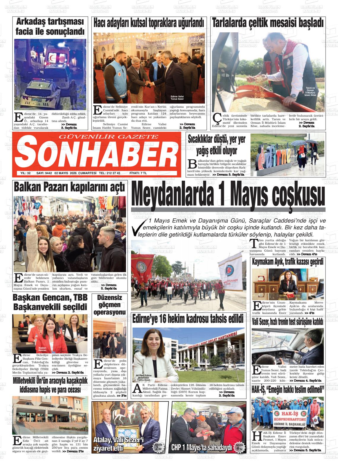 Eskisehir Sonhaber 02.05.2026