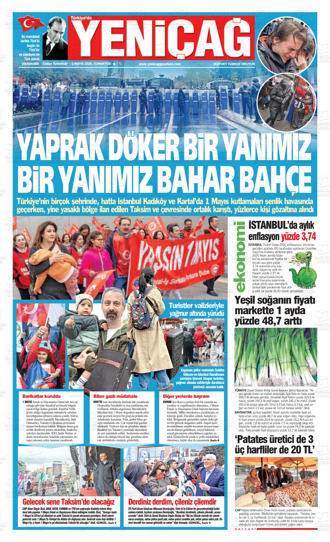 Istanbul Turkiyedeyenicag 02.05.2026