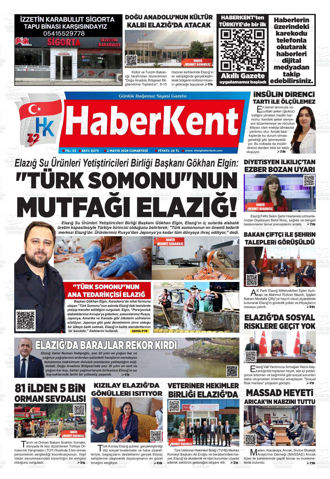 Elazig Yenicag 02.05.2026