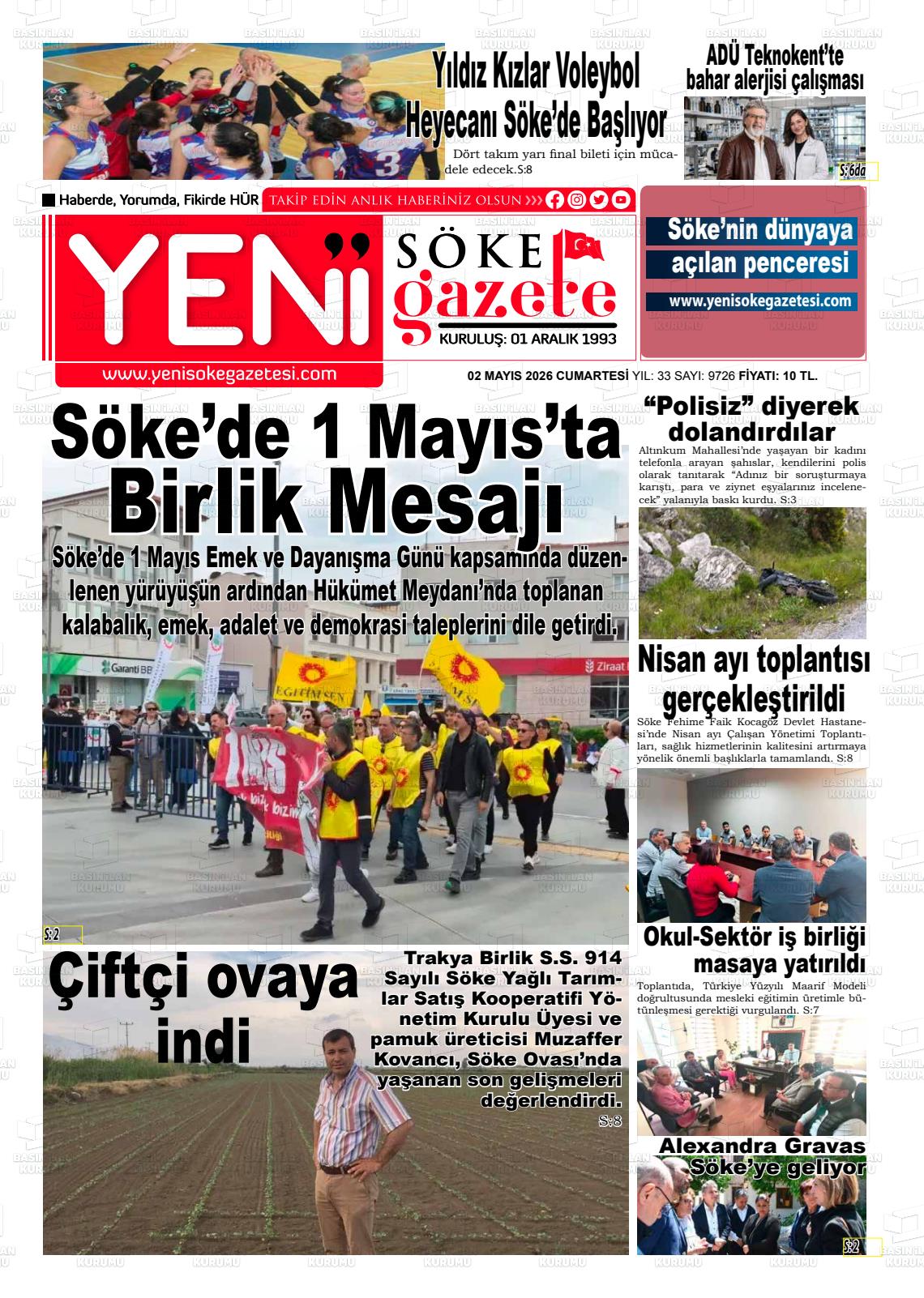 Aydin Yenisoke 02.05.2026