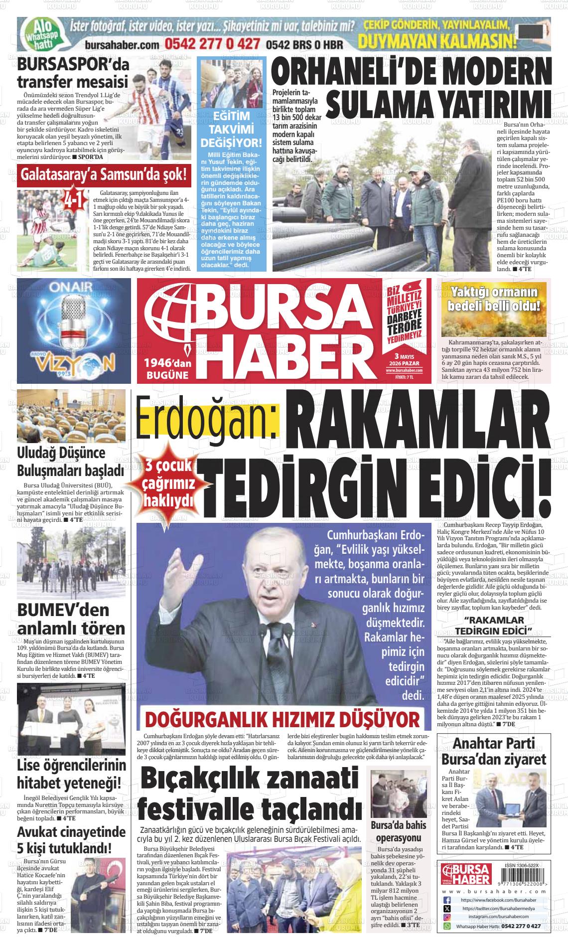 Bursa Haber 03.05.2026