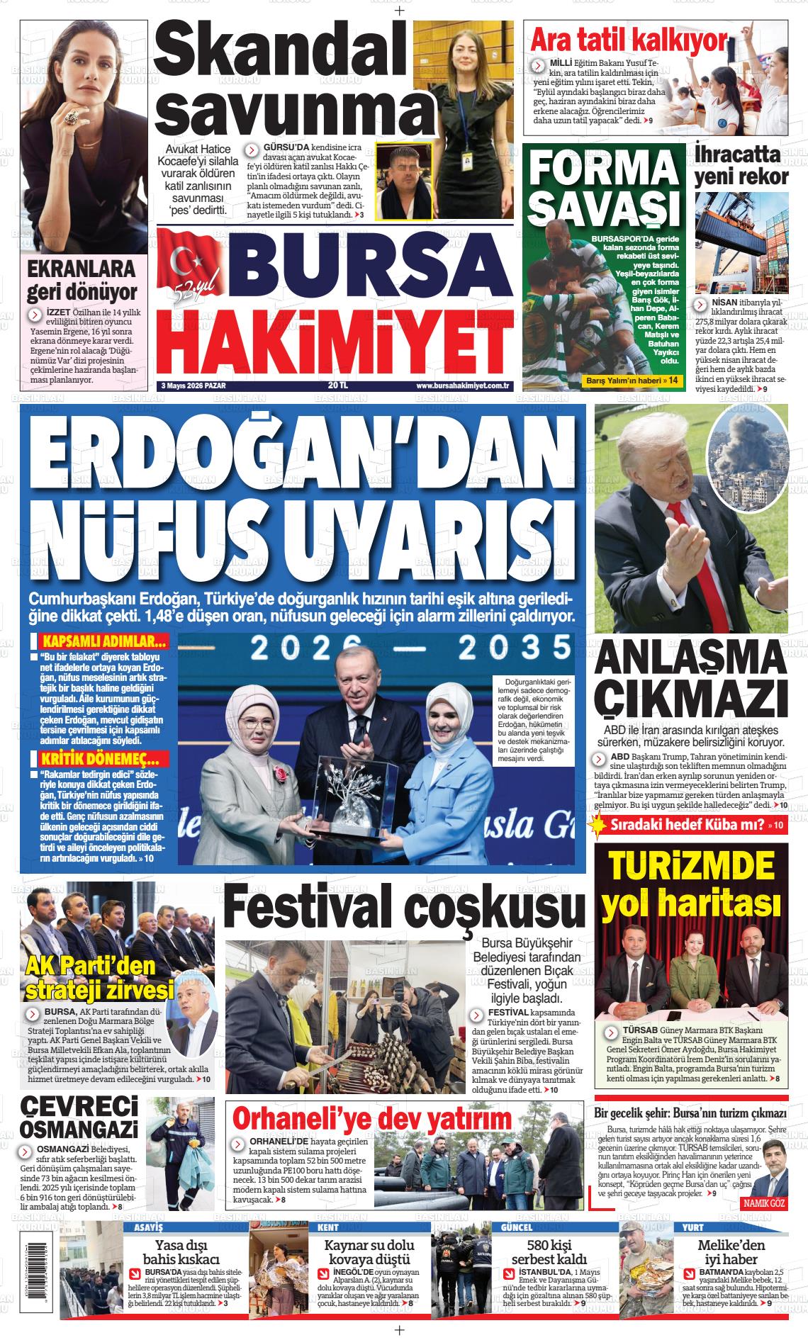 Bursa Hakimiyet 03.05.2026