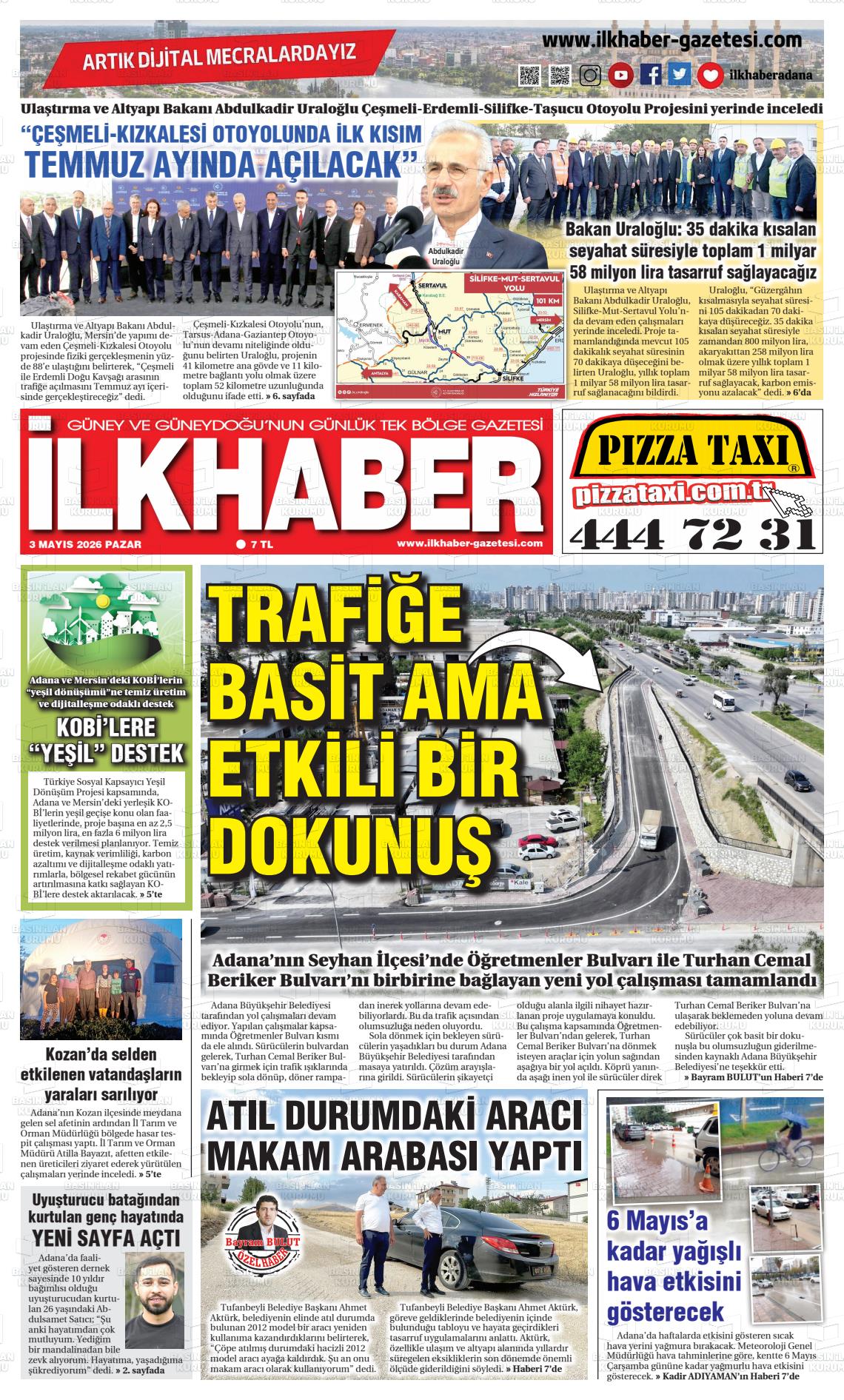 Adana Ilkhaber 03.05.2026
