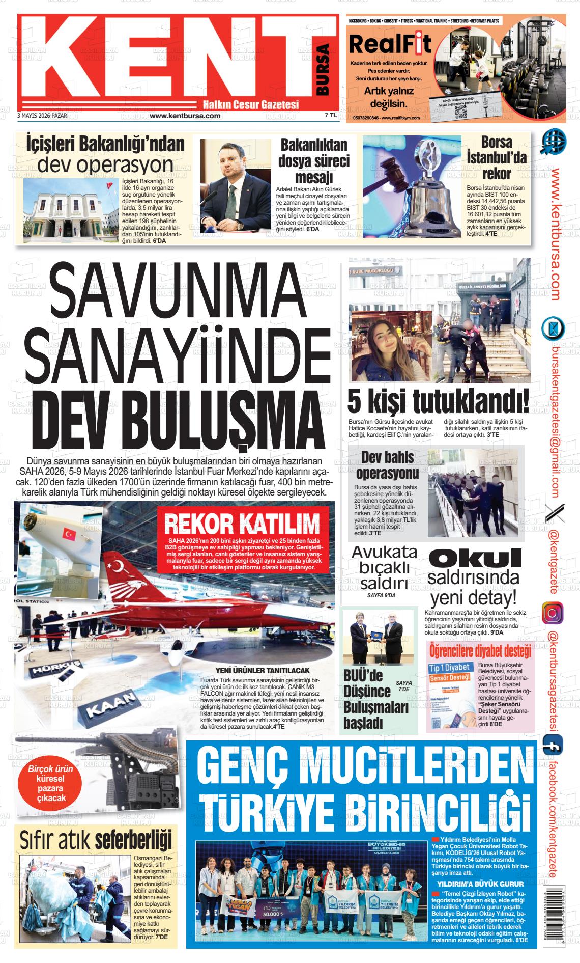Bursa Kent 03.05.2026
