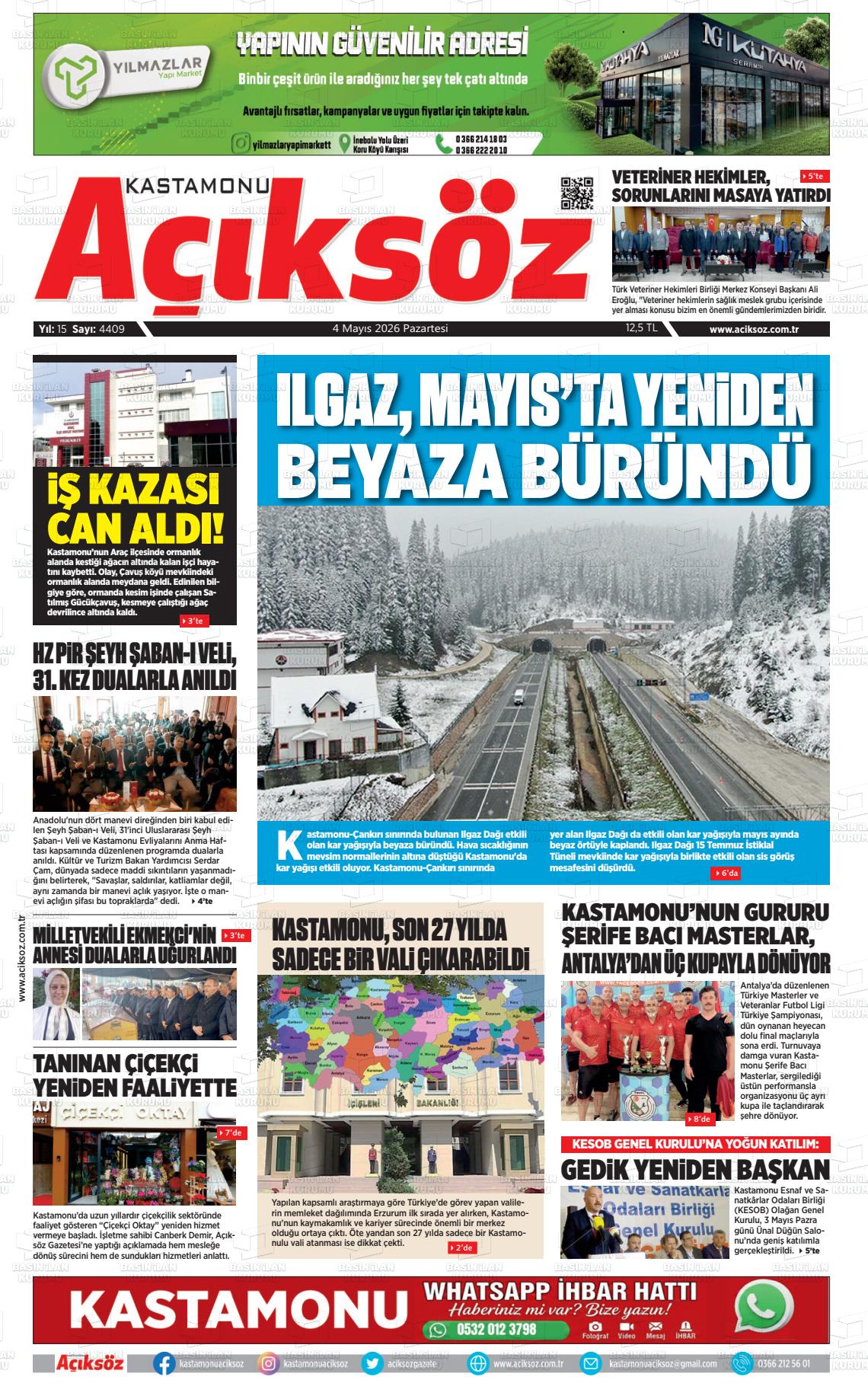 Kastamonu Aciksoz 04.05.2026