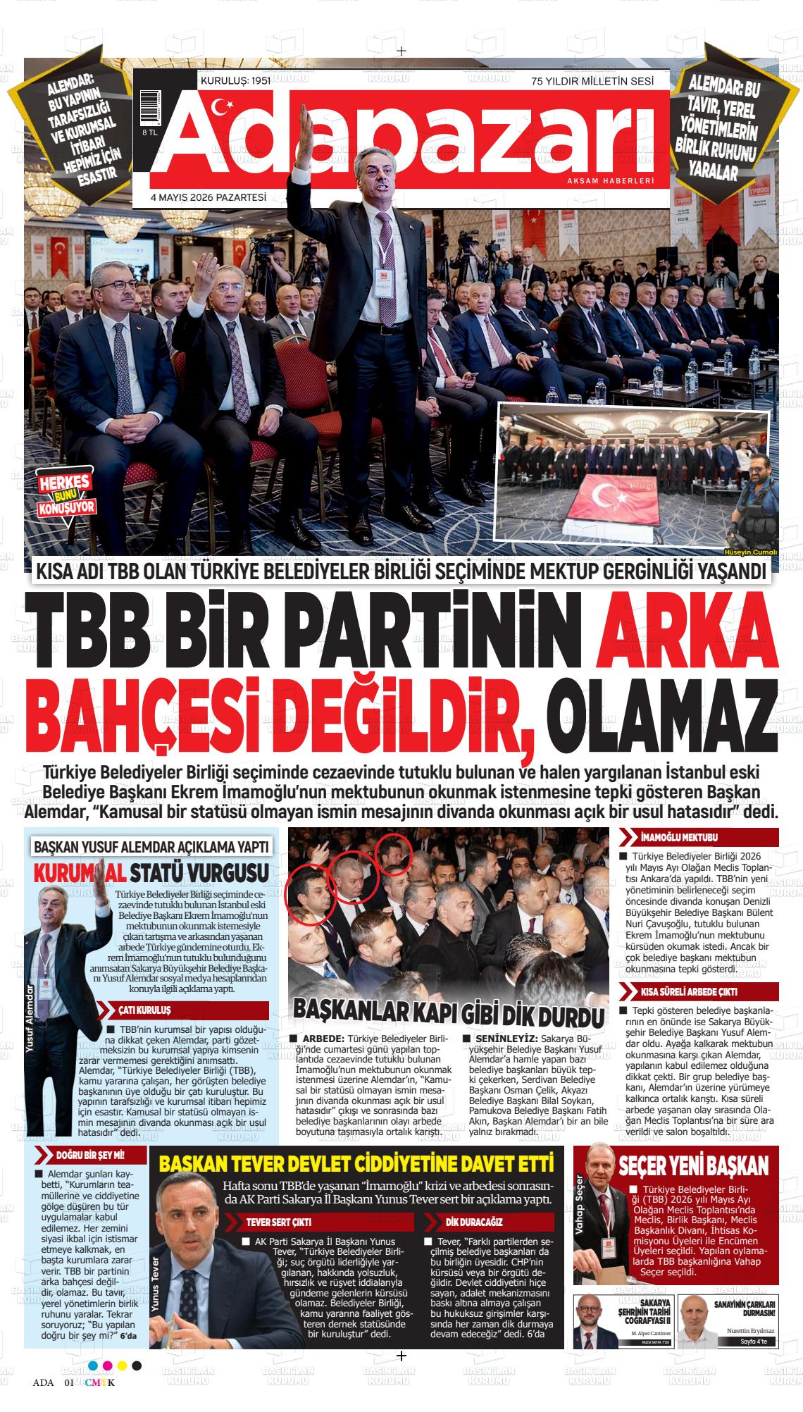 Sakarya Adapazariaksamhaberleri 04.05.2026