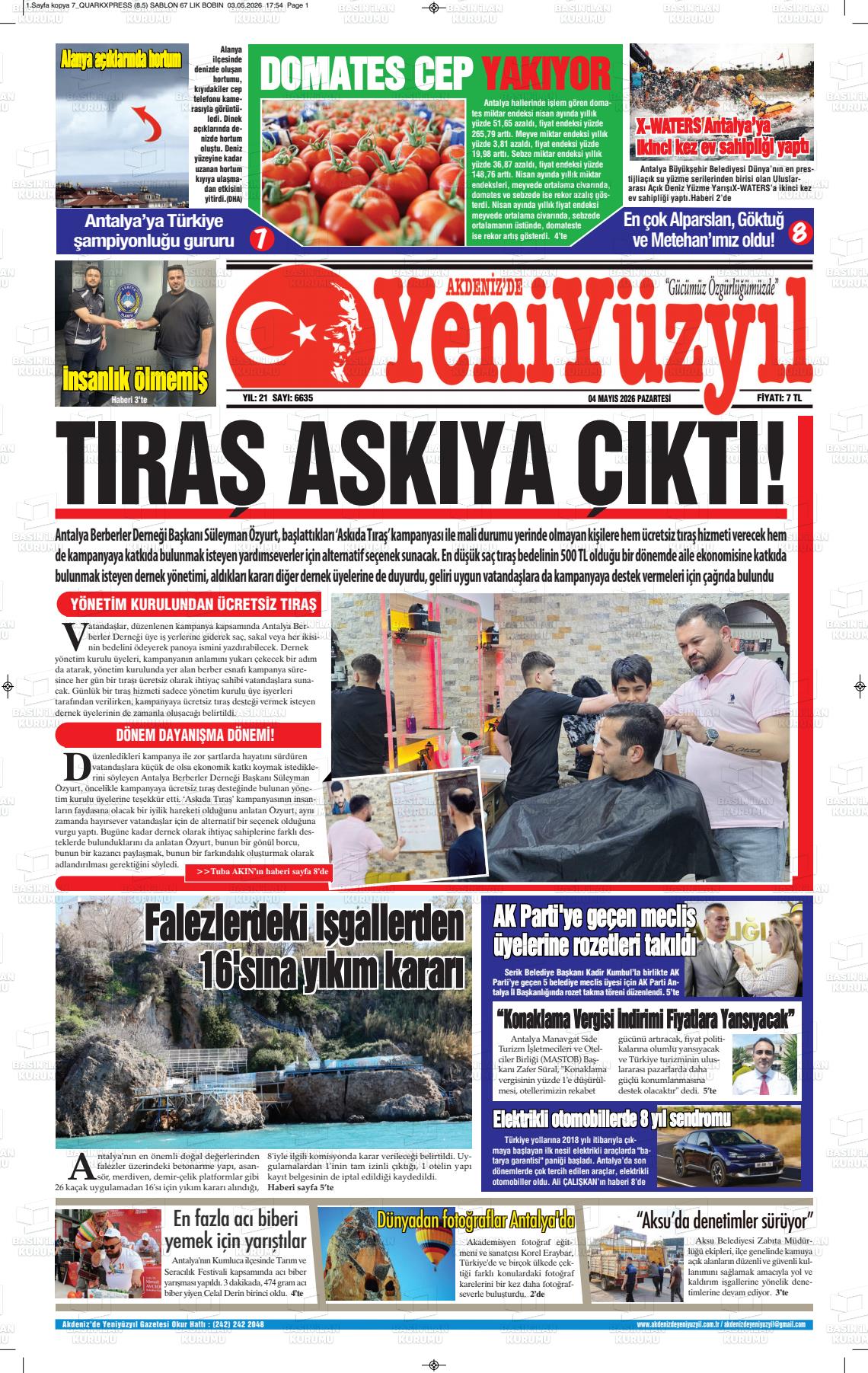 Antalya Akdenizdeyeniyuzyil 04.05.2026