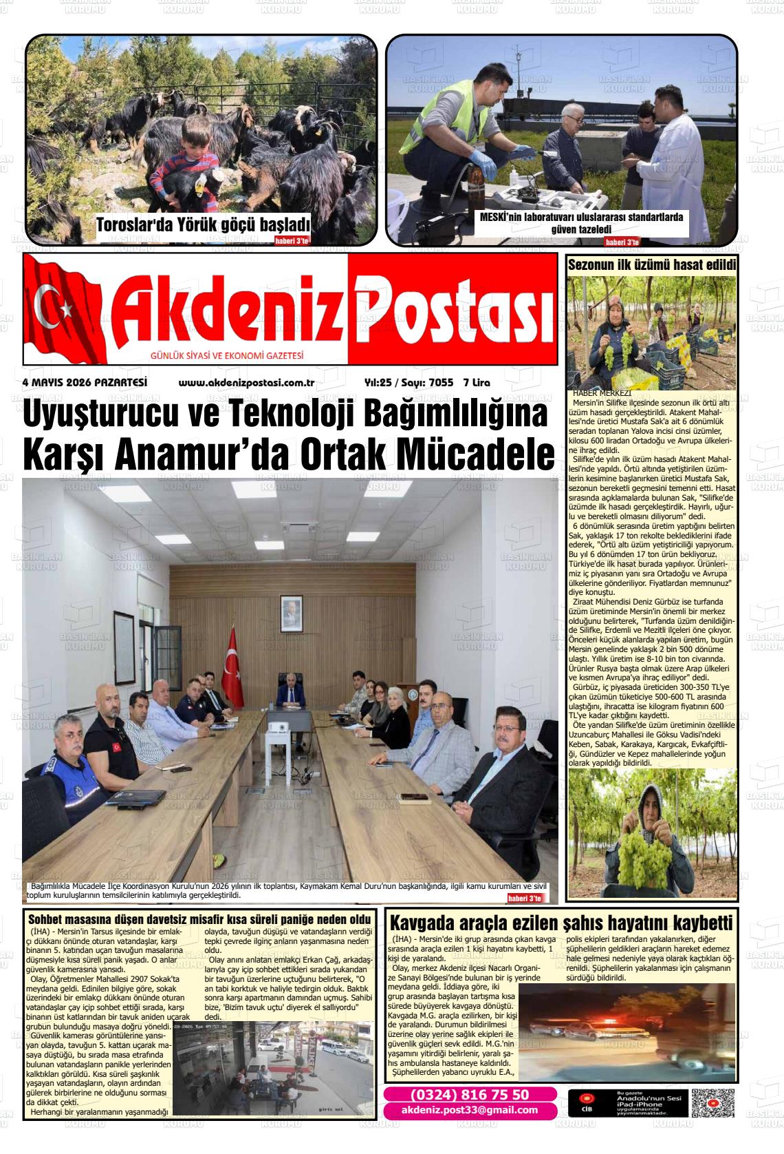 Mersin Akdenizpostasi 04.05.2026