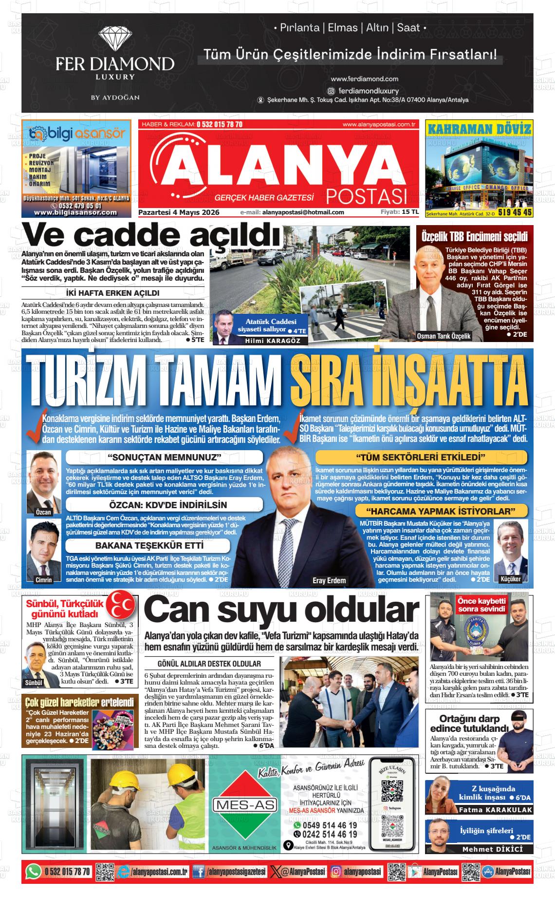 Antalya Alanyapostasi 04.05.2026