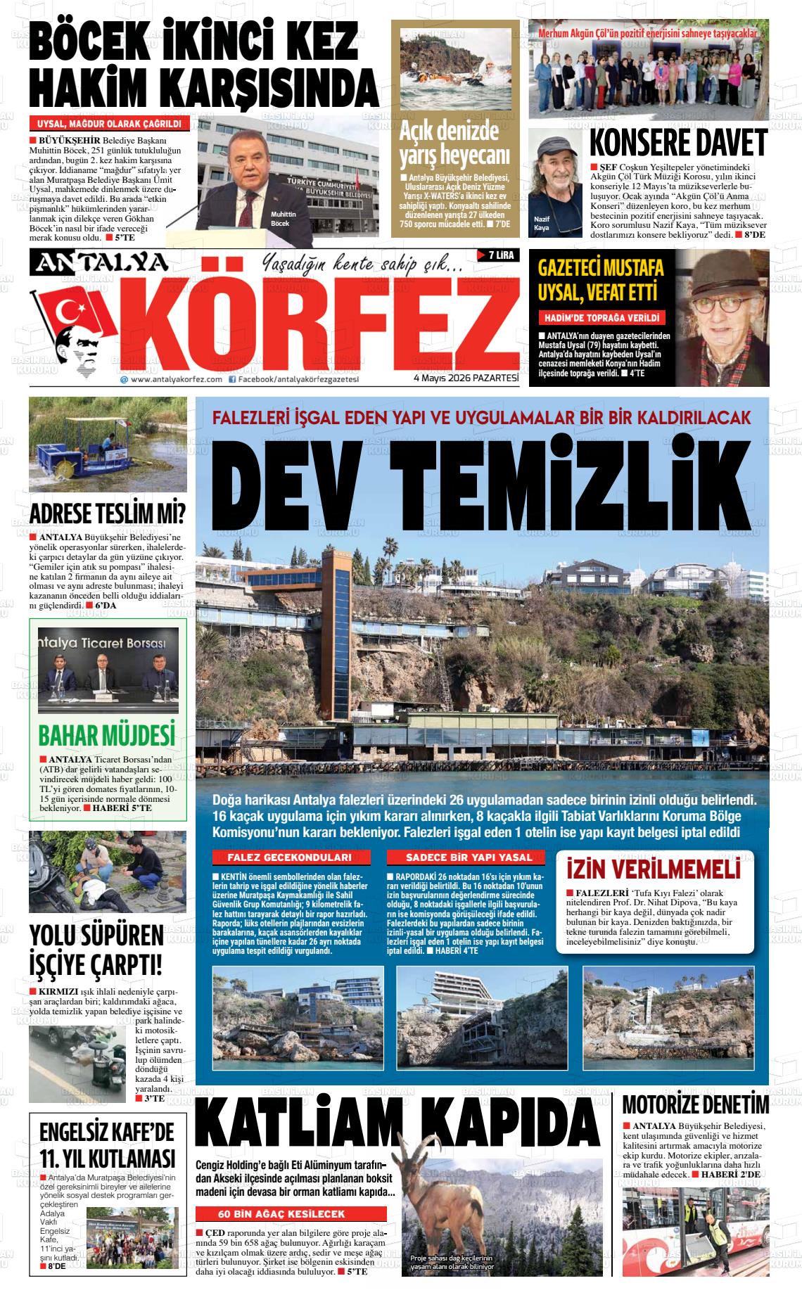 Antalya Korfez 04.05.2026