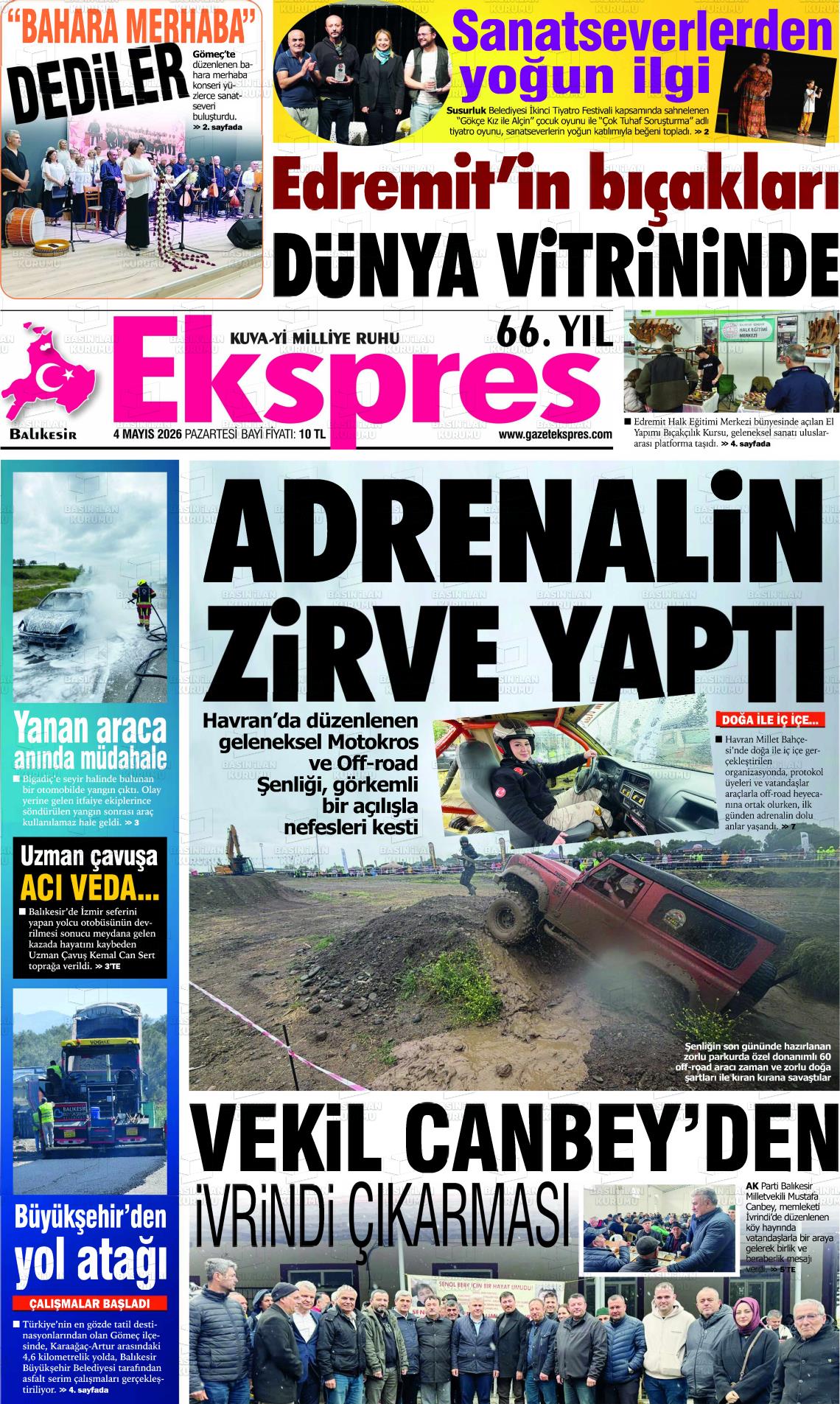 Balikesir Ekspres 04.05.2026