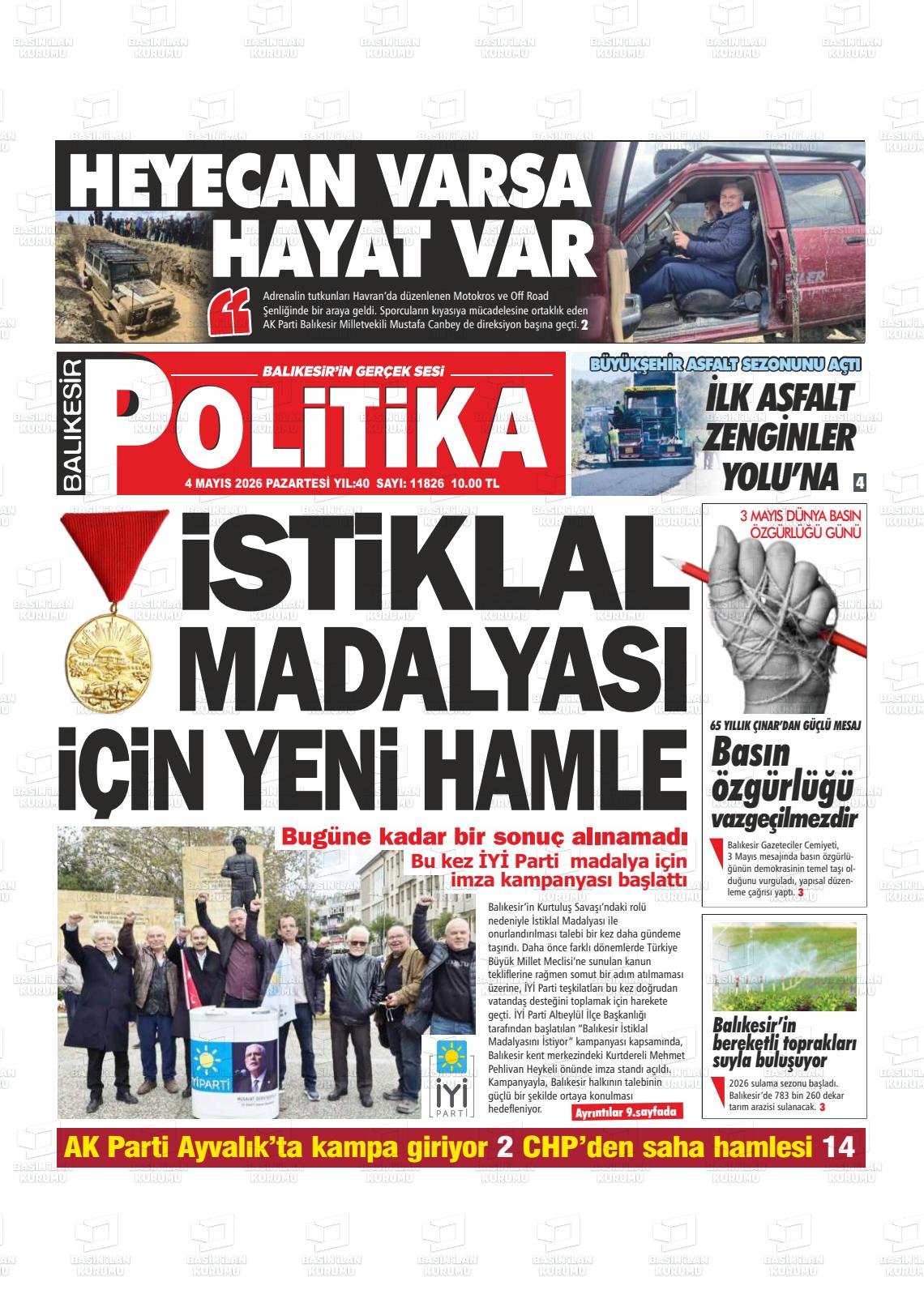 Balikesir Politika 04.05.2026