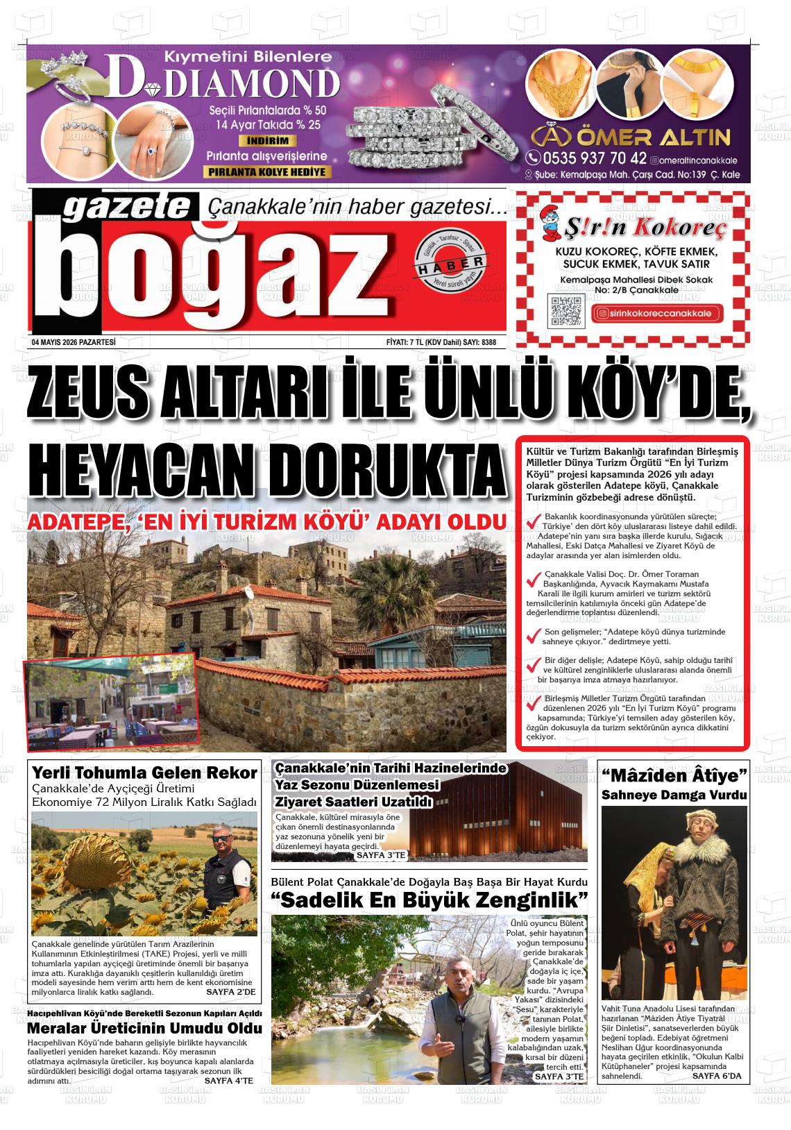 Canakkale Bogaz 04.05.2026