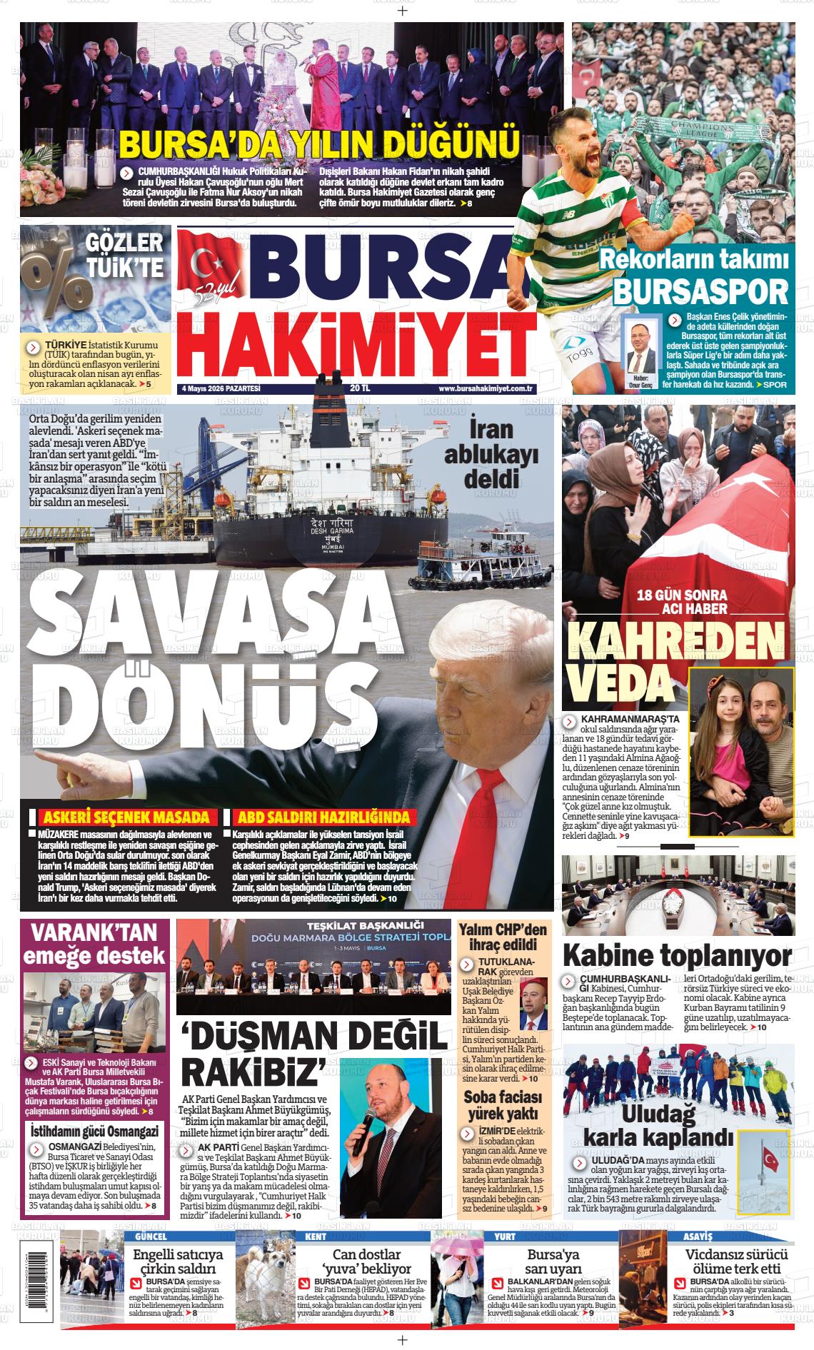 Bursa Hakimiyet 04.05.2026