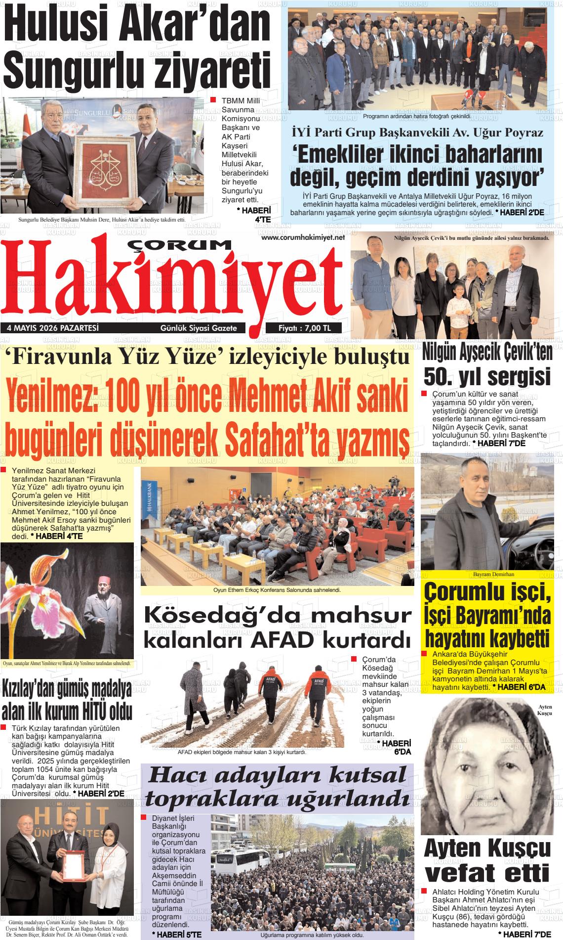 Corum Hakimiyet 04.05.2026