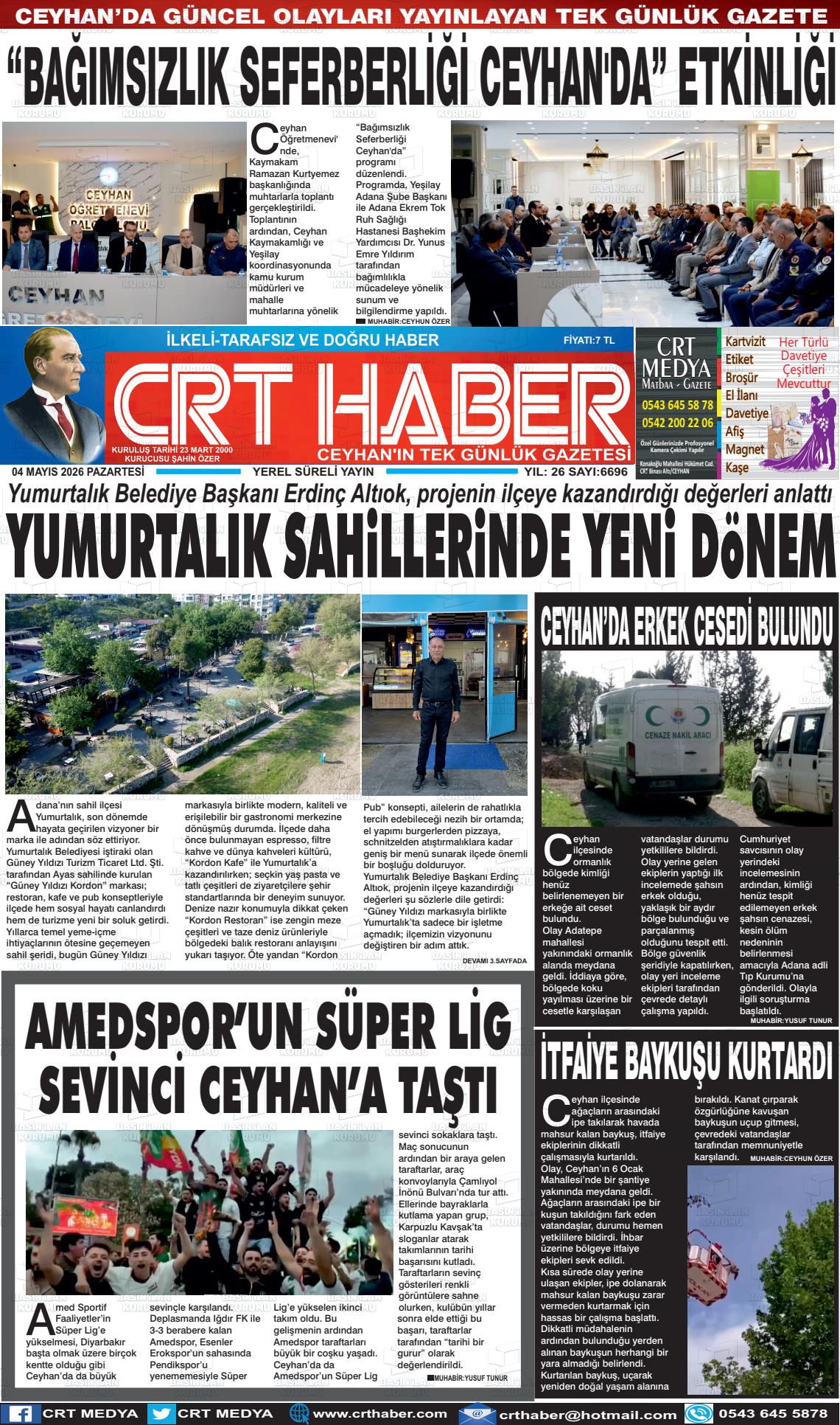 Adana Crthaber 04.05.2026