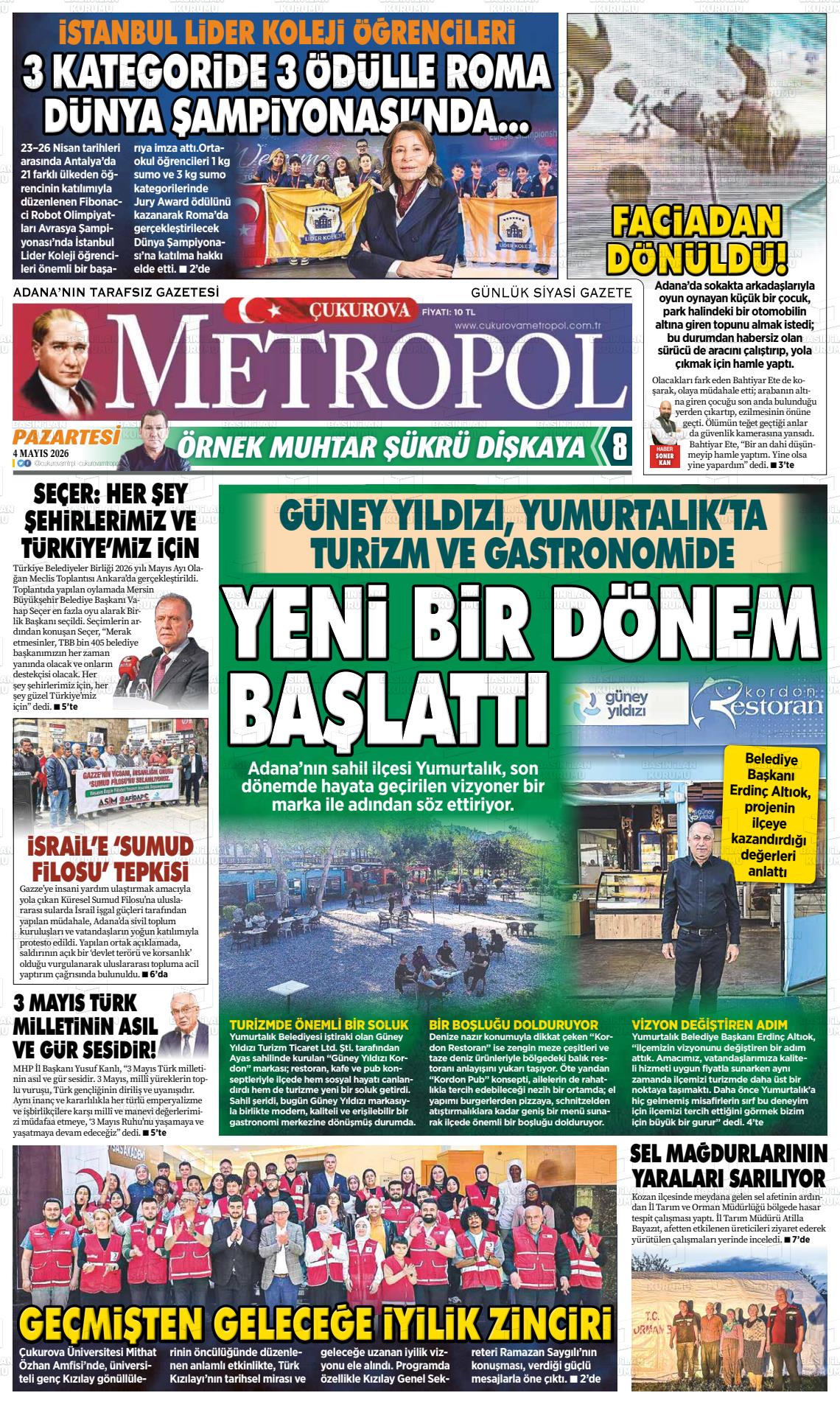 Adana Cukurovametropol 04.05.2026