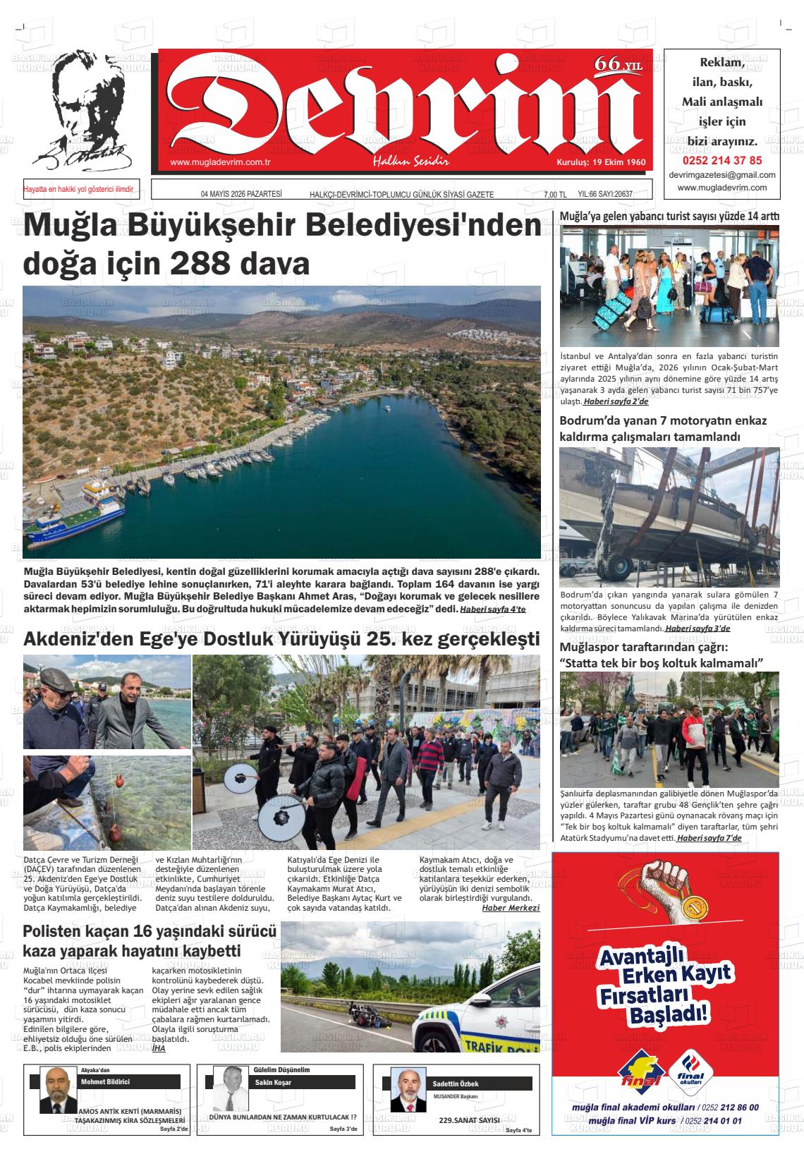Tekirdag Devrim 04.05.2026