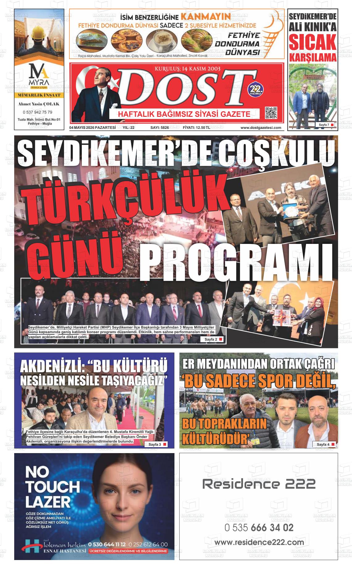Mugla Dost 04.05.2026