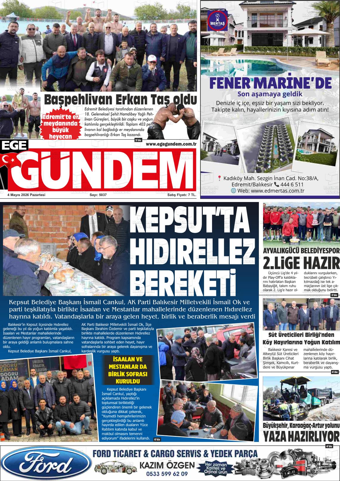 Balikesir Egegundem 04.05.2026