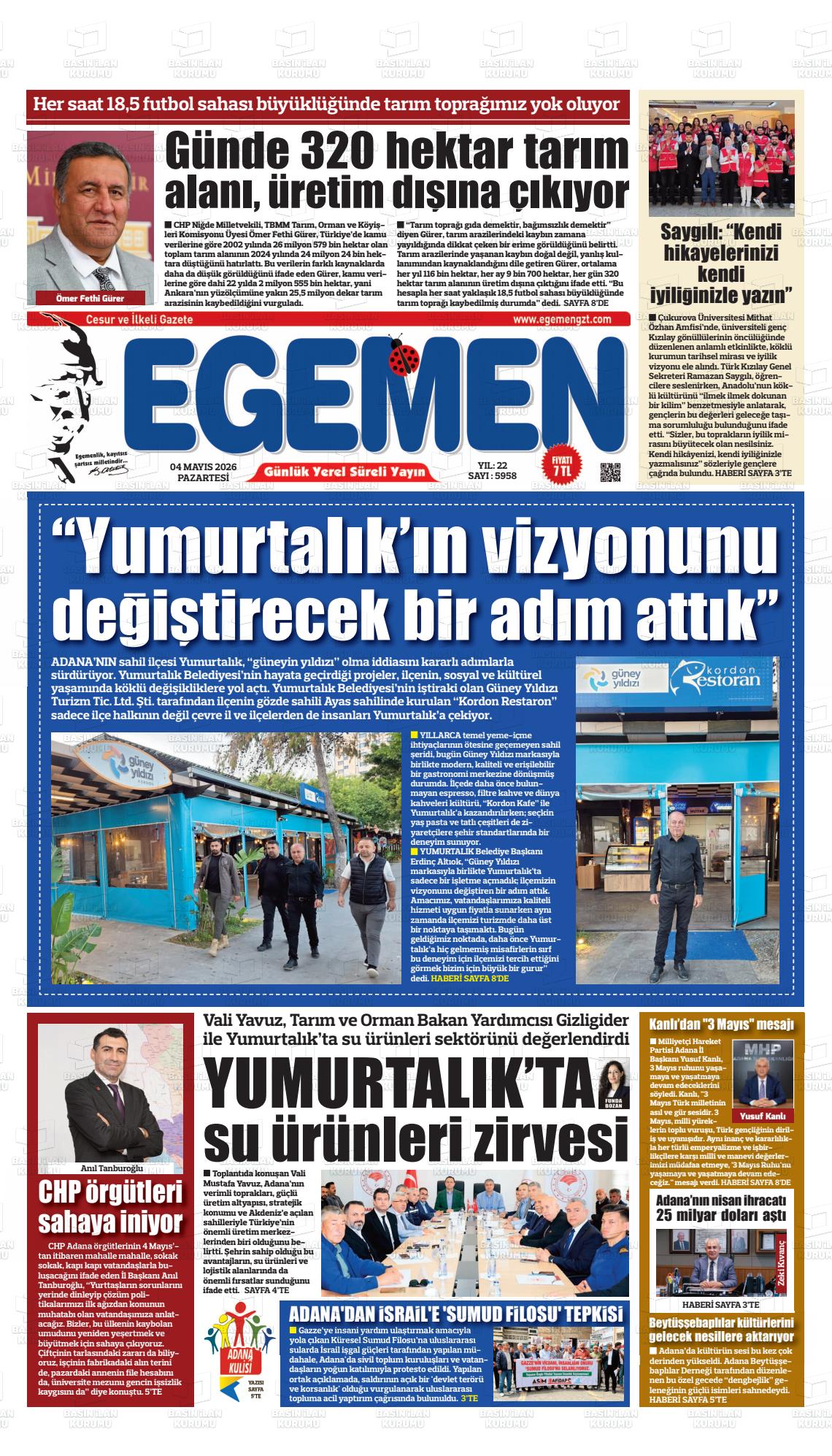 Adana Egemen 04.05.2026