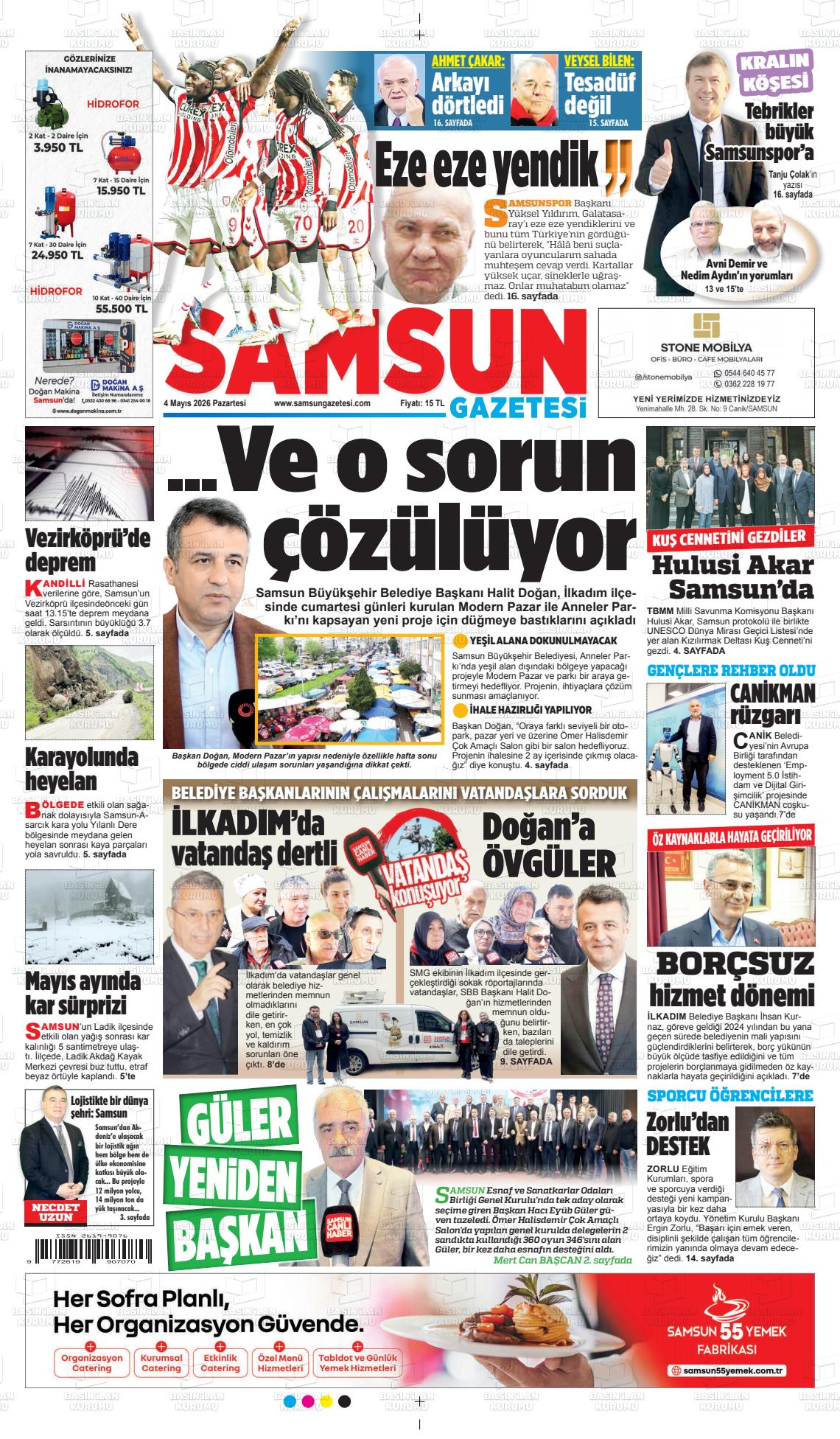 Samsun Ekip 04.05.2026