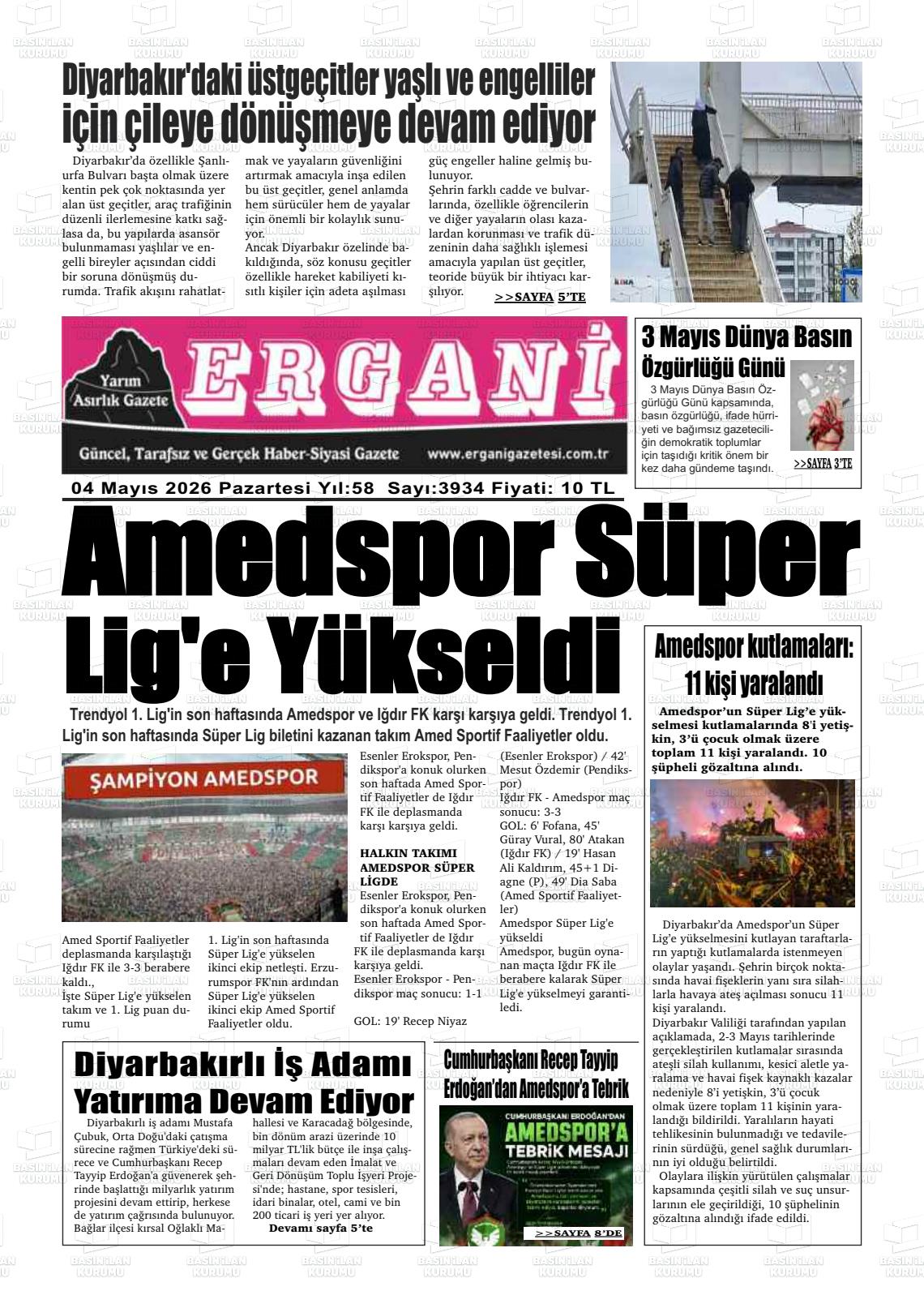 Diyarbakir Ergani 04.05.2026