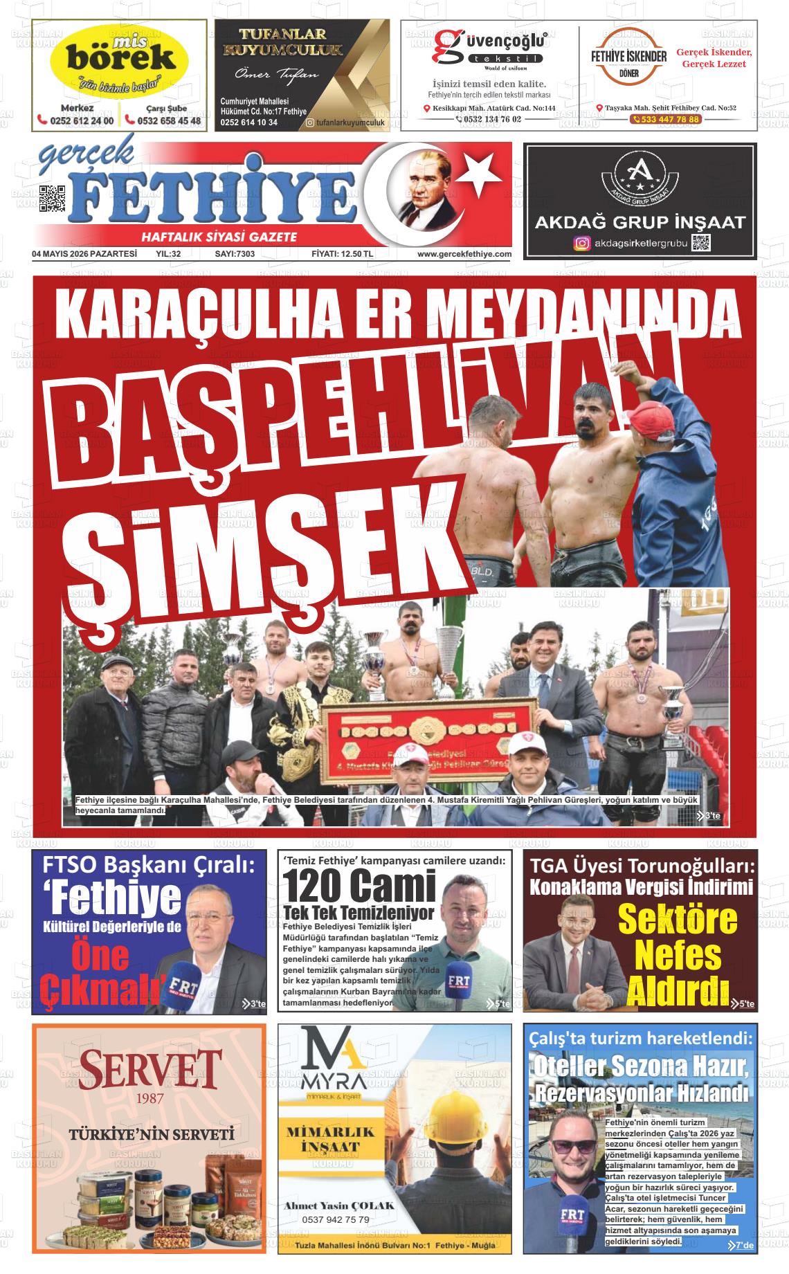 Mugla Gercekfethiye 04.05.2026