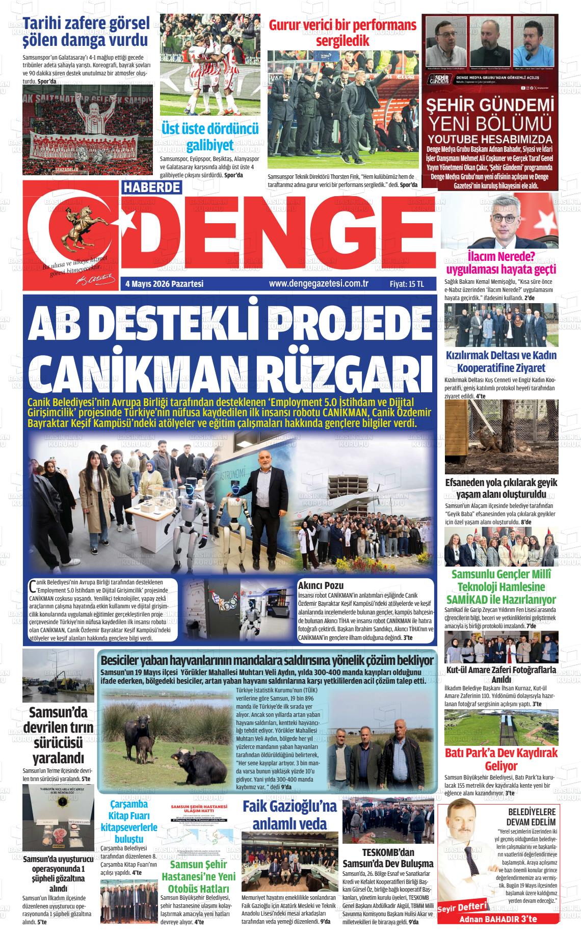 Samsun Haberdedenge 04.05.2026
