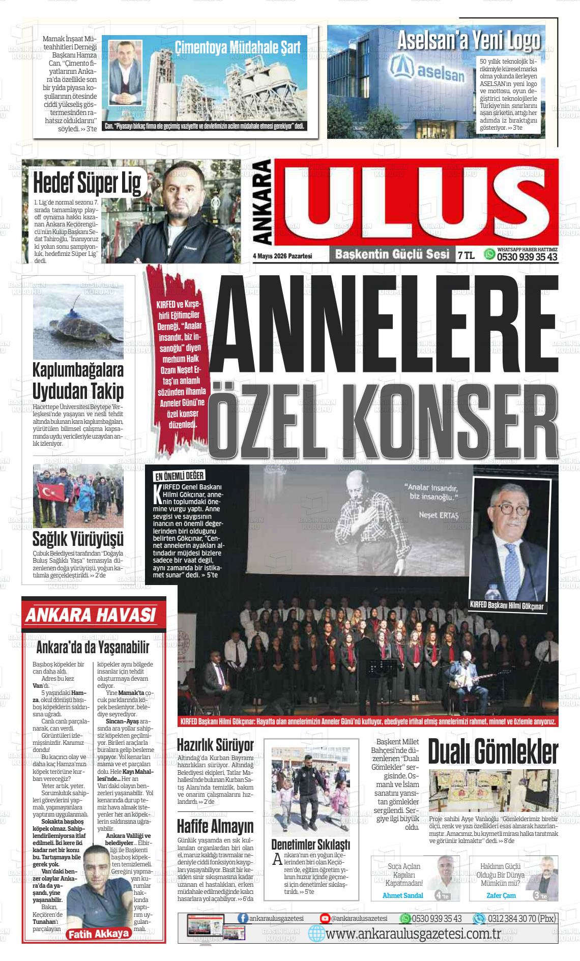 Ankara Habervaktim 04.05.2026